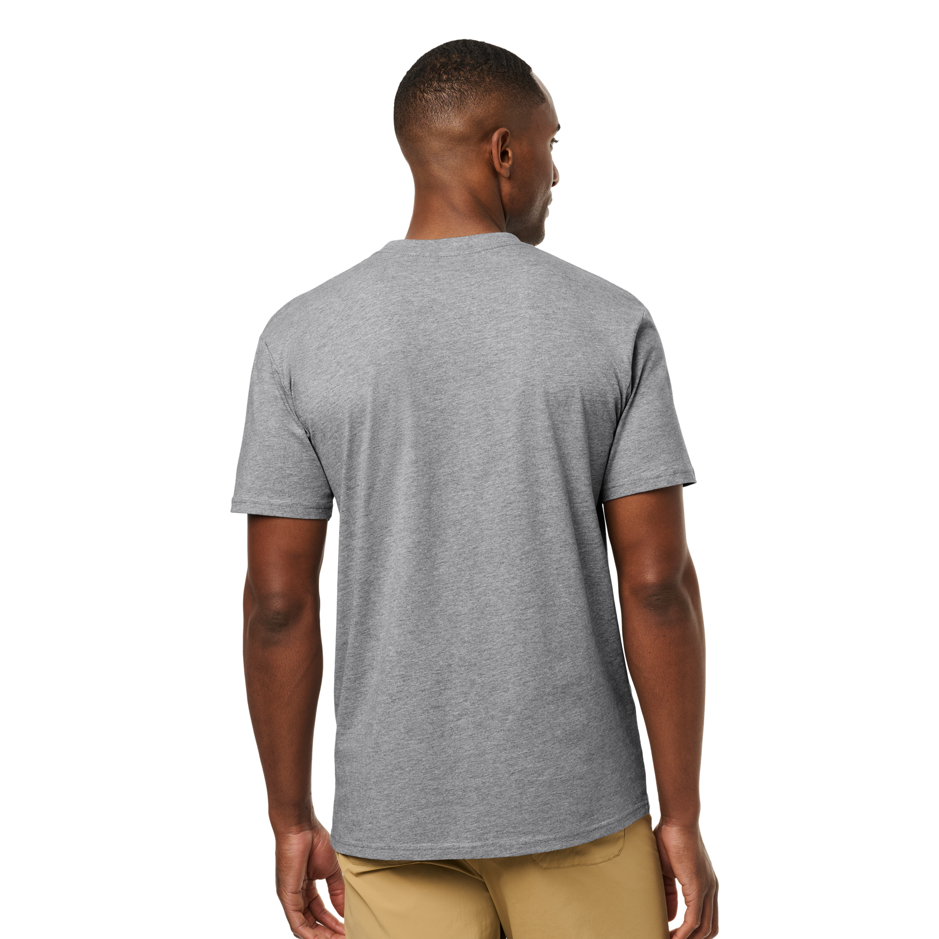 Short Sleeve T-Shirt, Heather Gray, large