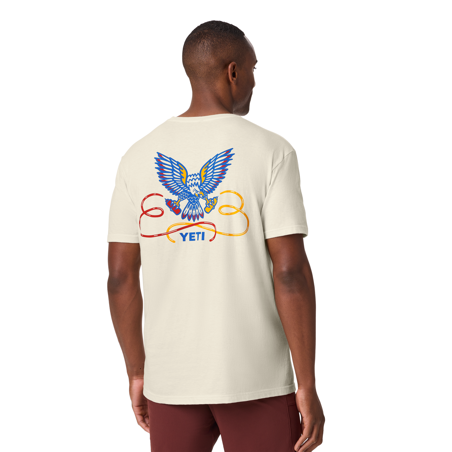 Short Sleeve T-Shirt, Natural, large