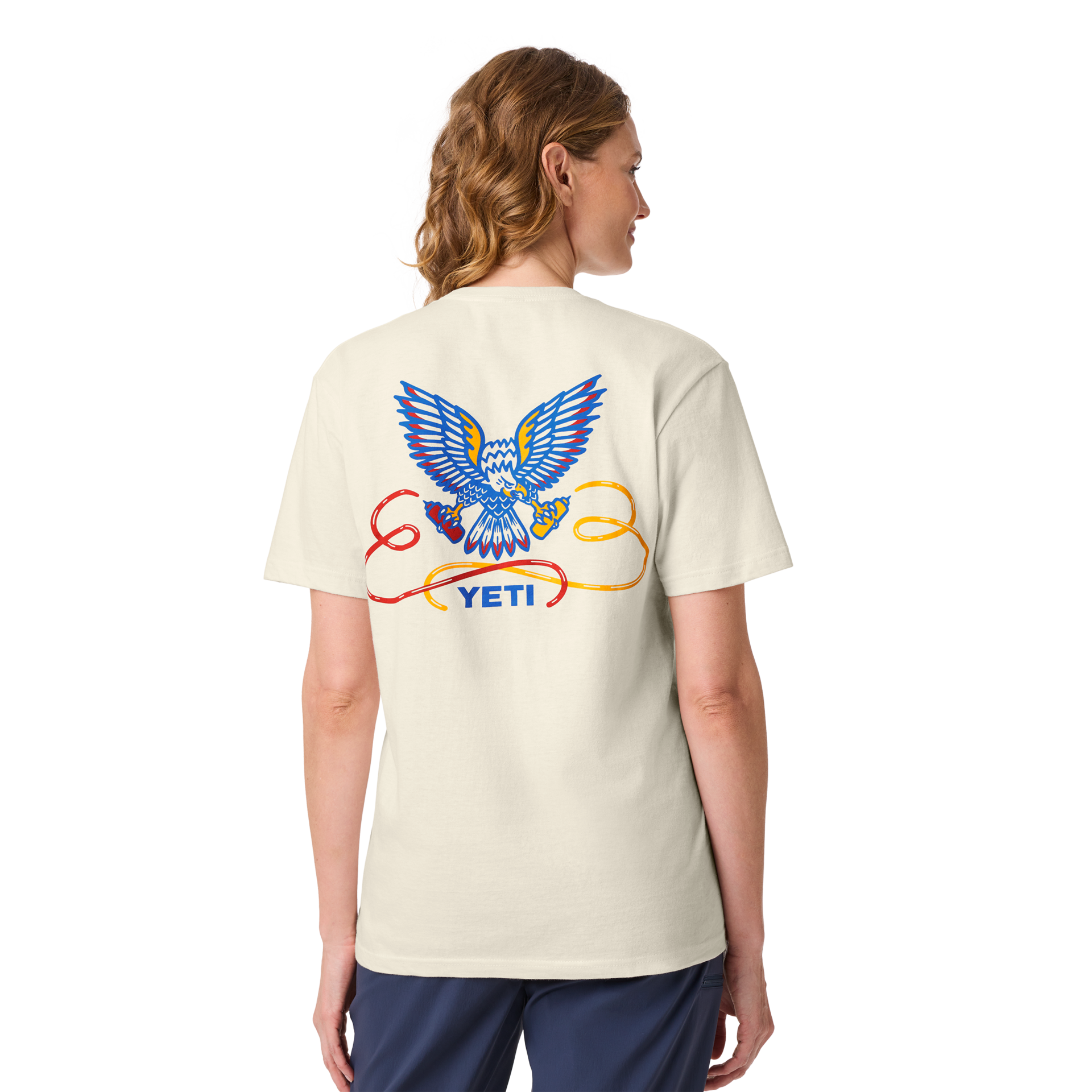 Short Sleeve T-Shirt, Natural, large