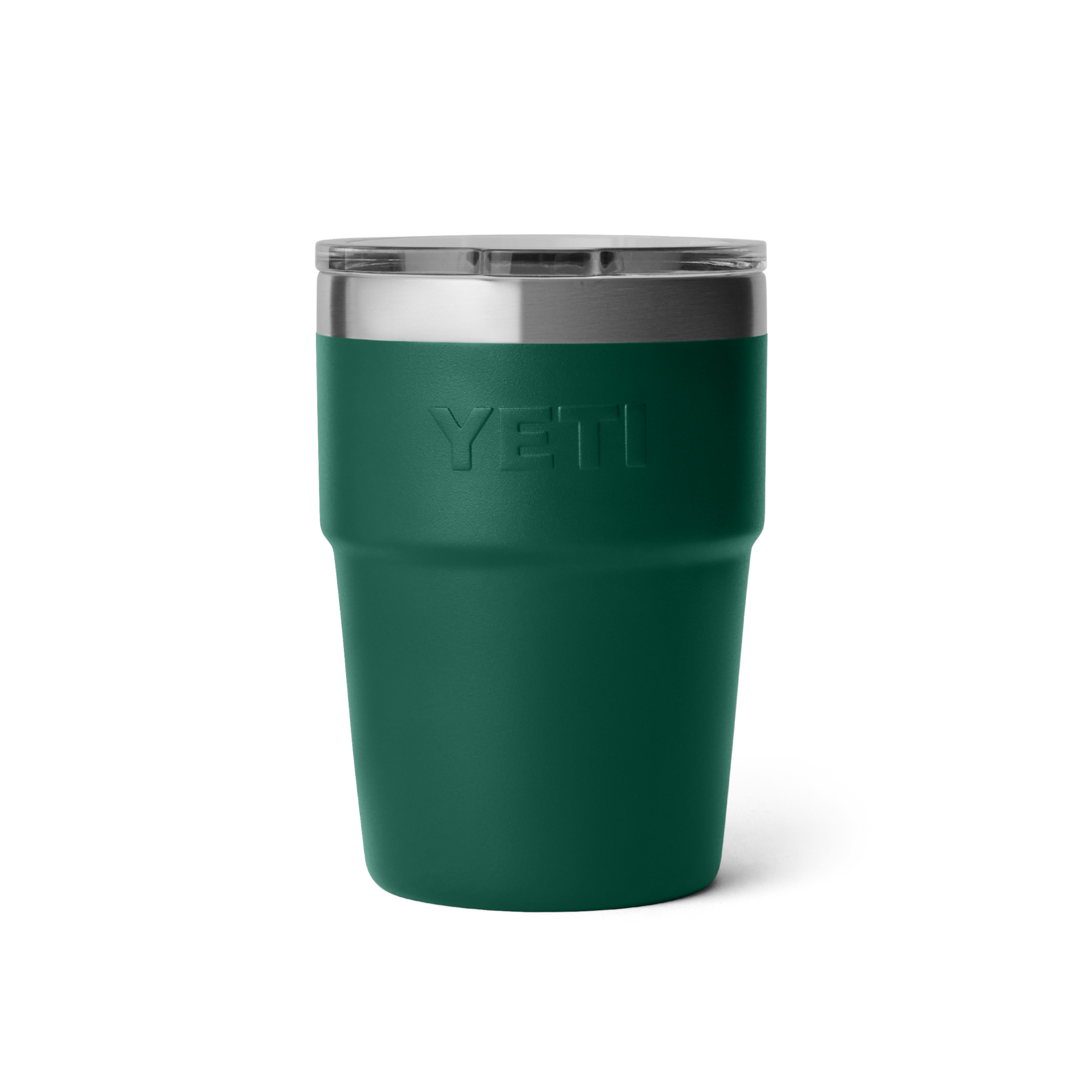 16 oz Stackable Cup, Black Forest Green, large
