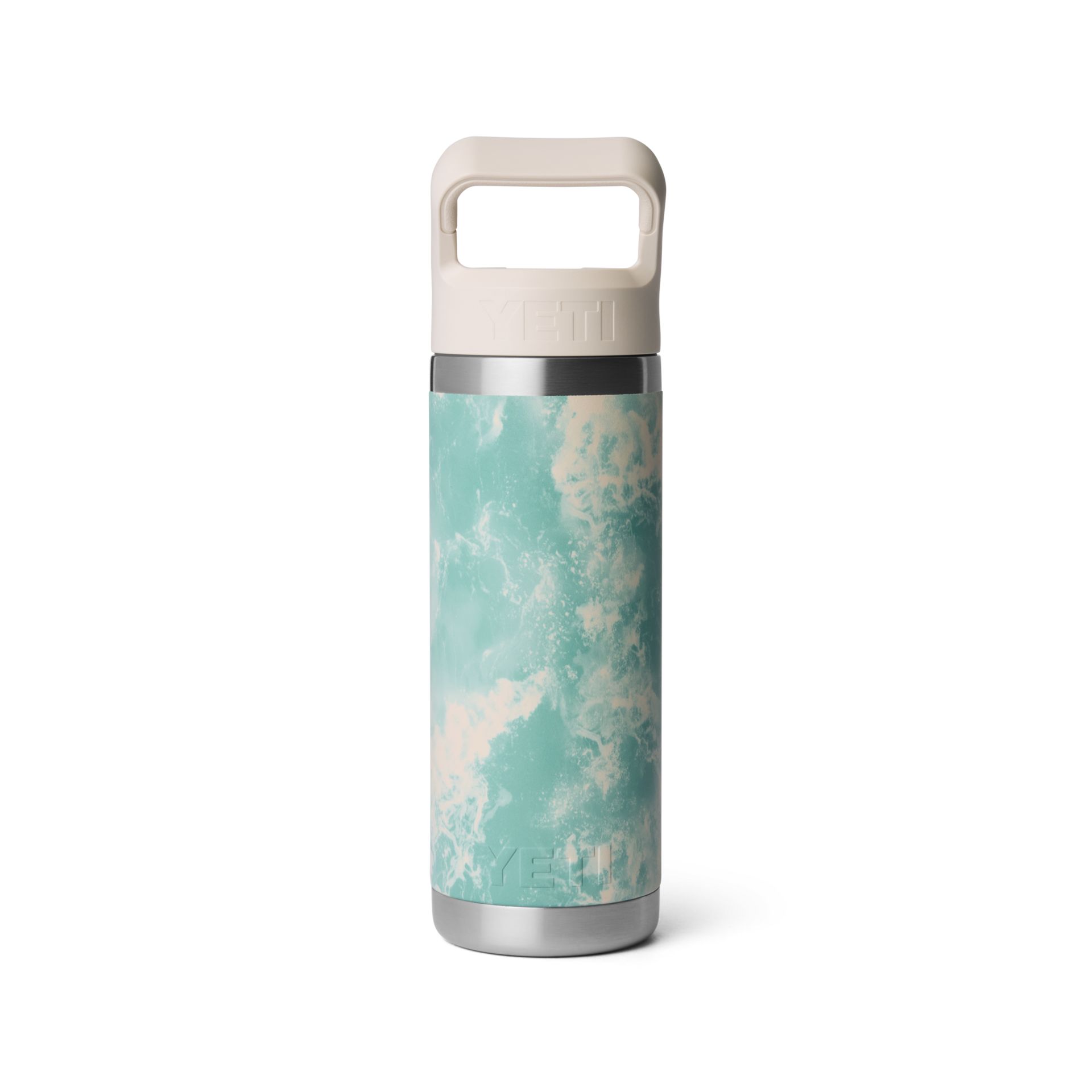 18 oz Water Bottle, Sea View, large