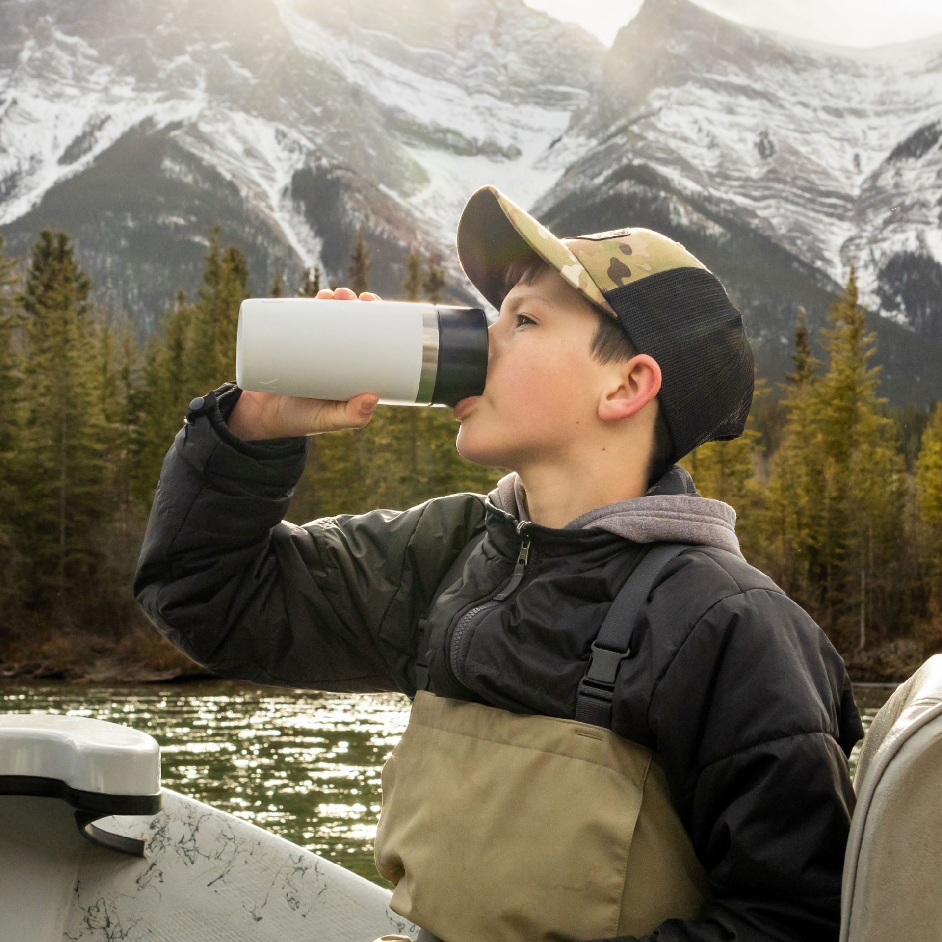 355 ml Travel Bottle, Black, large