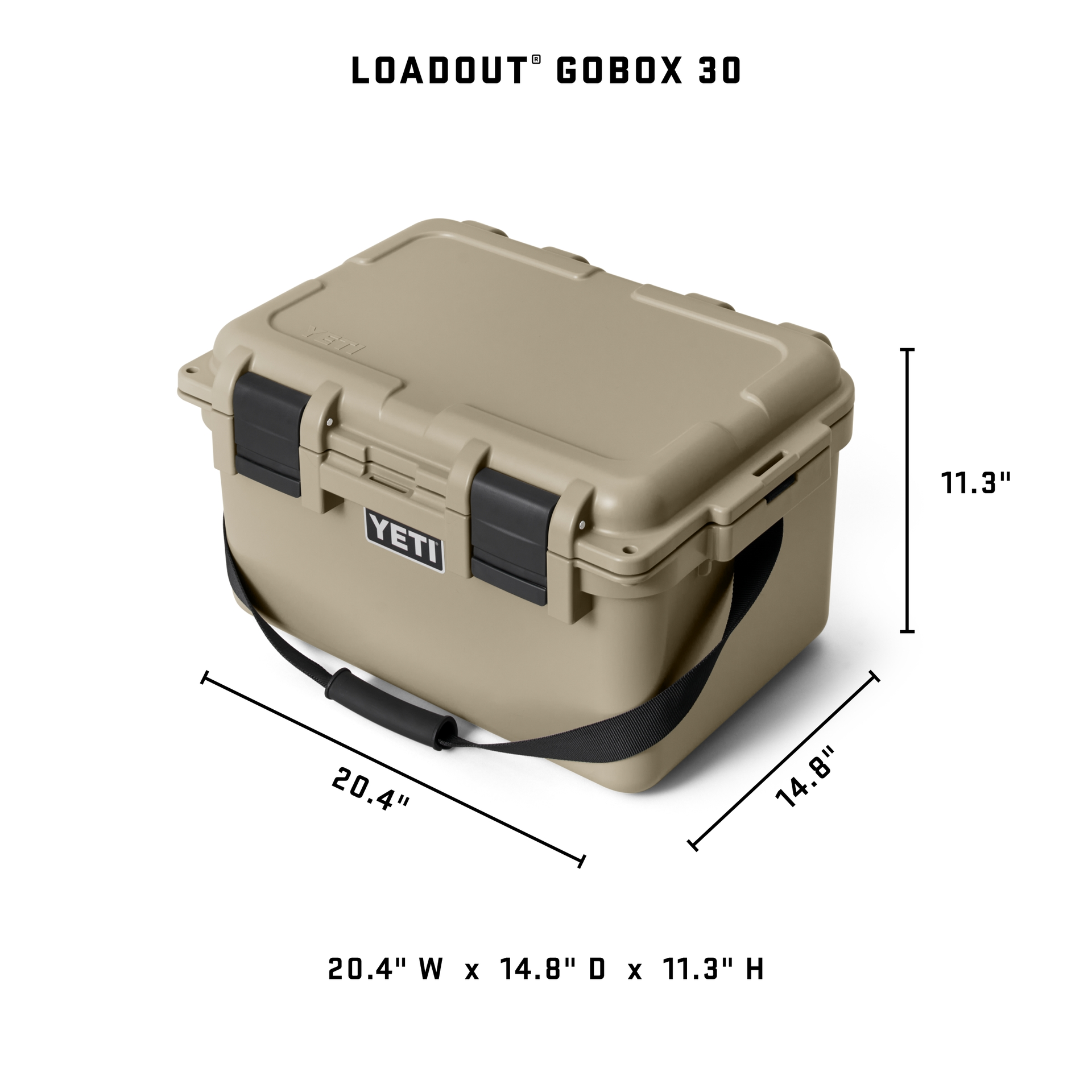 GoBox 30 Gear Case, Wetlands Brown, large