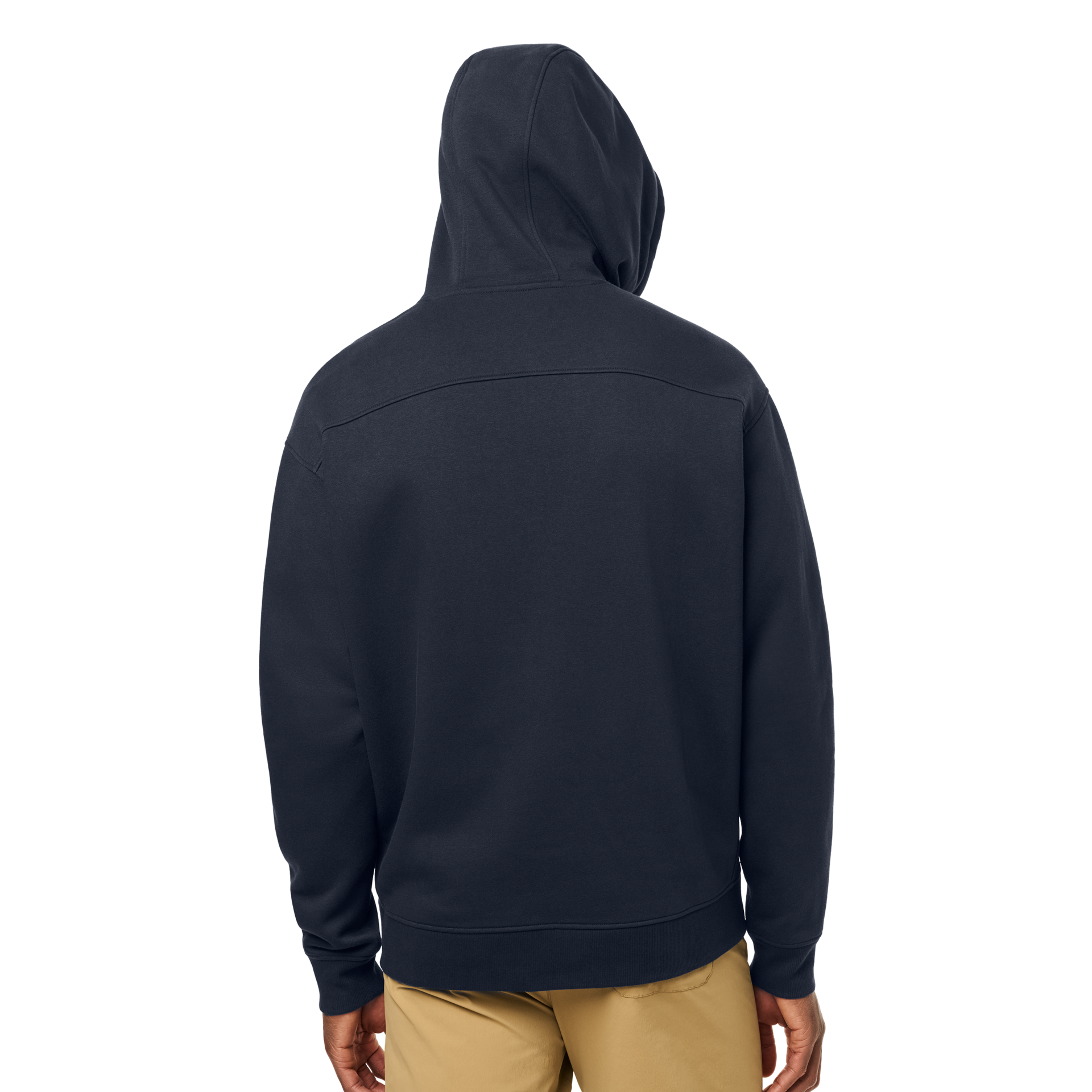 Full Zip Hoodie, Navy, large
