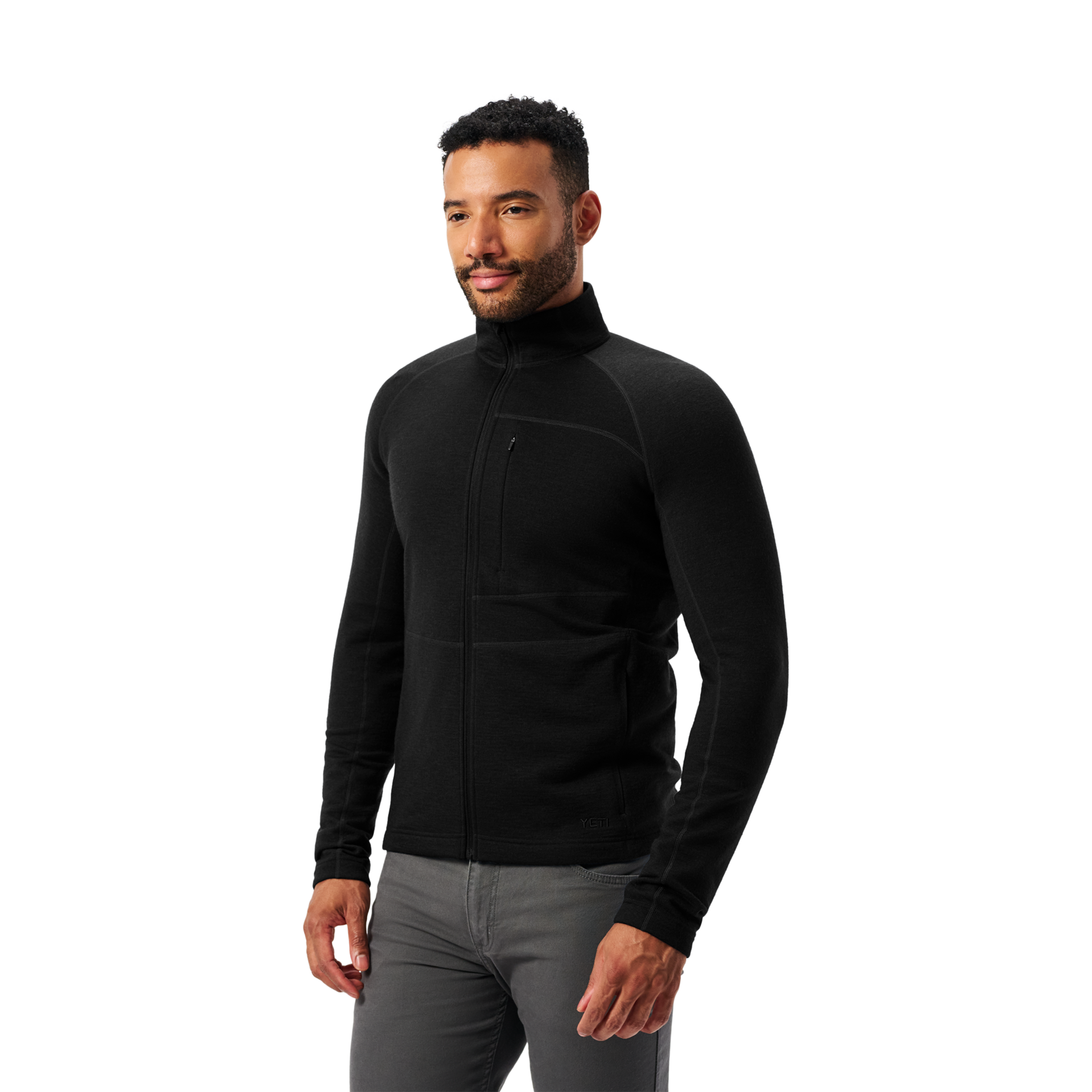 Men&rsquo;s Merino 310 Full-Zip, Black, large