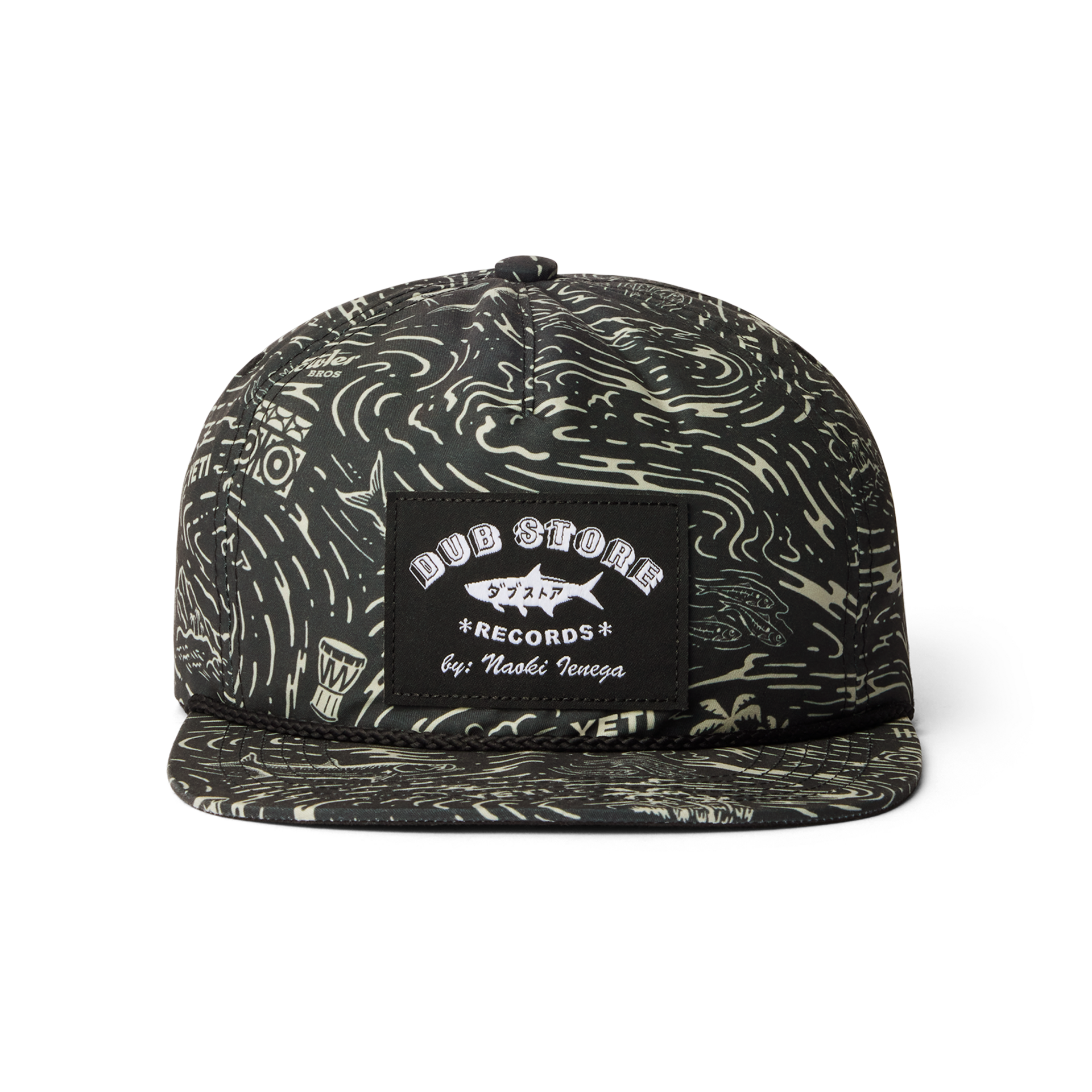 Dub Store Naoki Snapback, Naoki Nautical/Antique Black, large