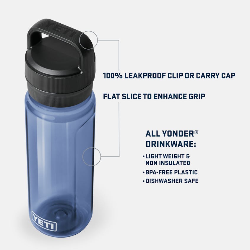 750 mL / 25 oz Water Bottle, Navy, large