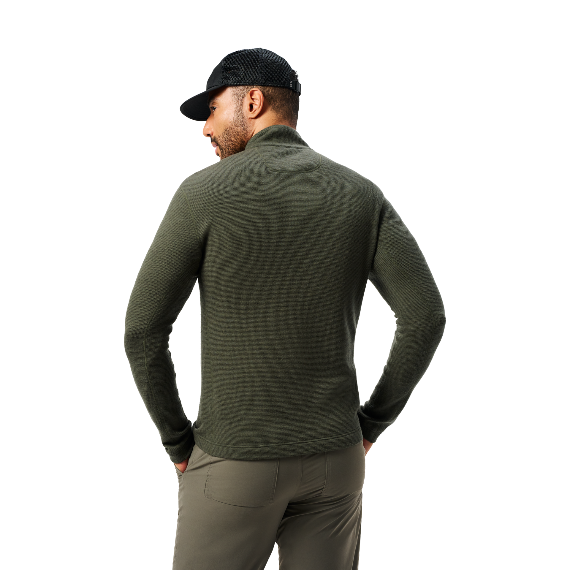 Men&rsquo;s Merino 250 Quarter-Zip, Deep Green, large