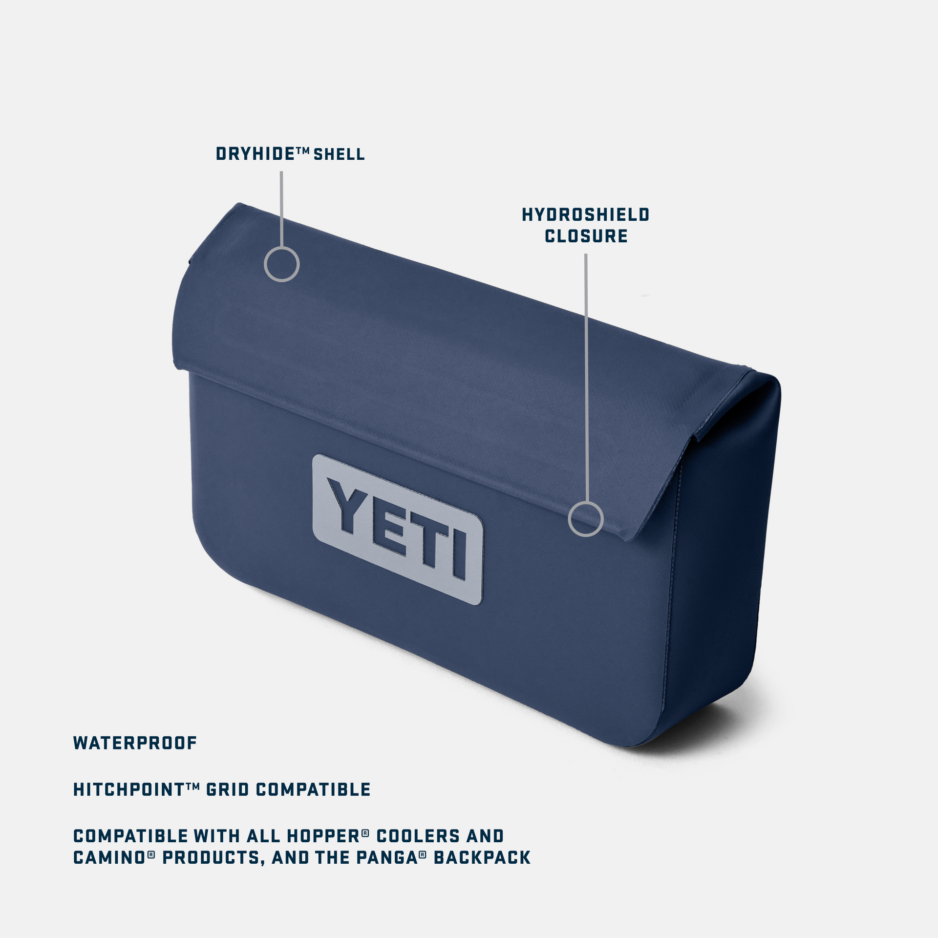 1L Waterproof Gear Case, Rescue Red, large