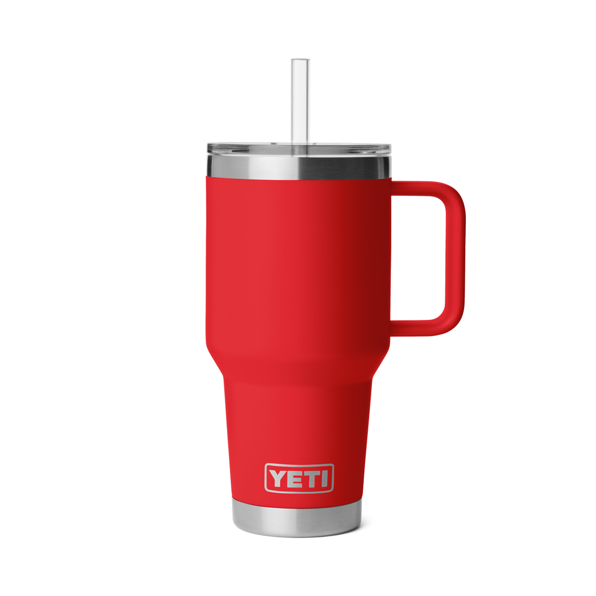 35 oz Straw Mug, Rescue Red, large