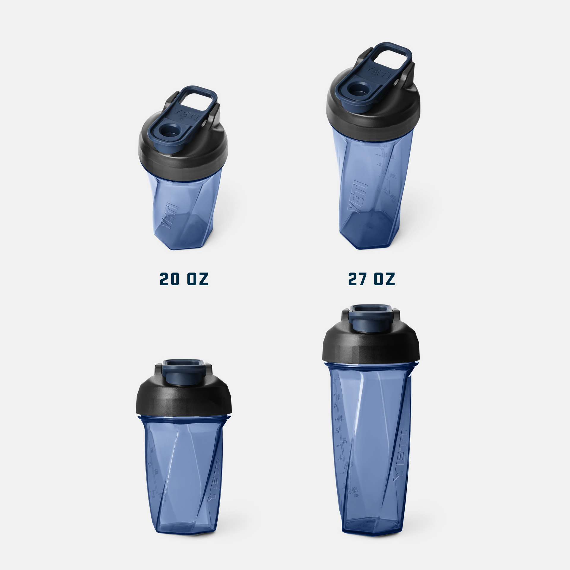20 oz Shaker Bottle, Navy, large