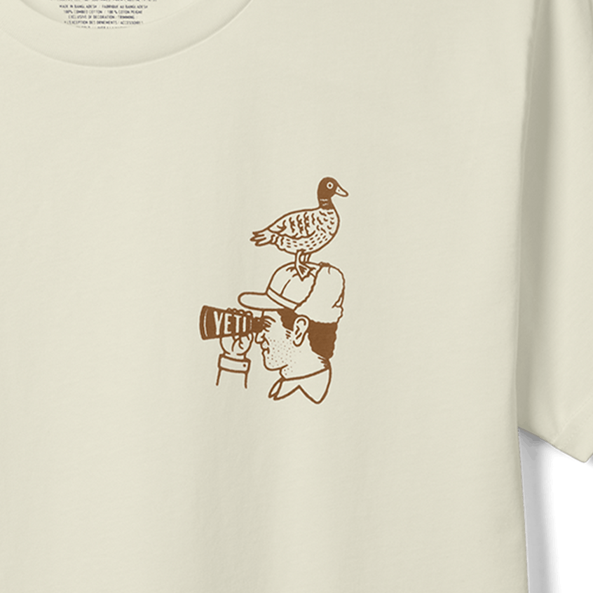 Short Sleeve T-Shirt, Natural, large