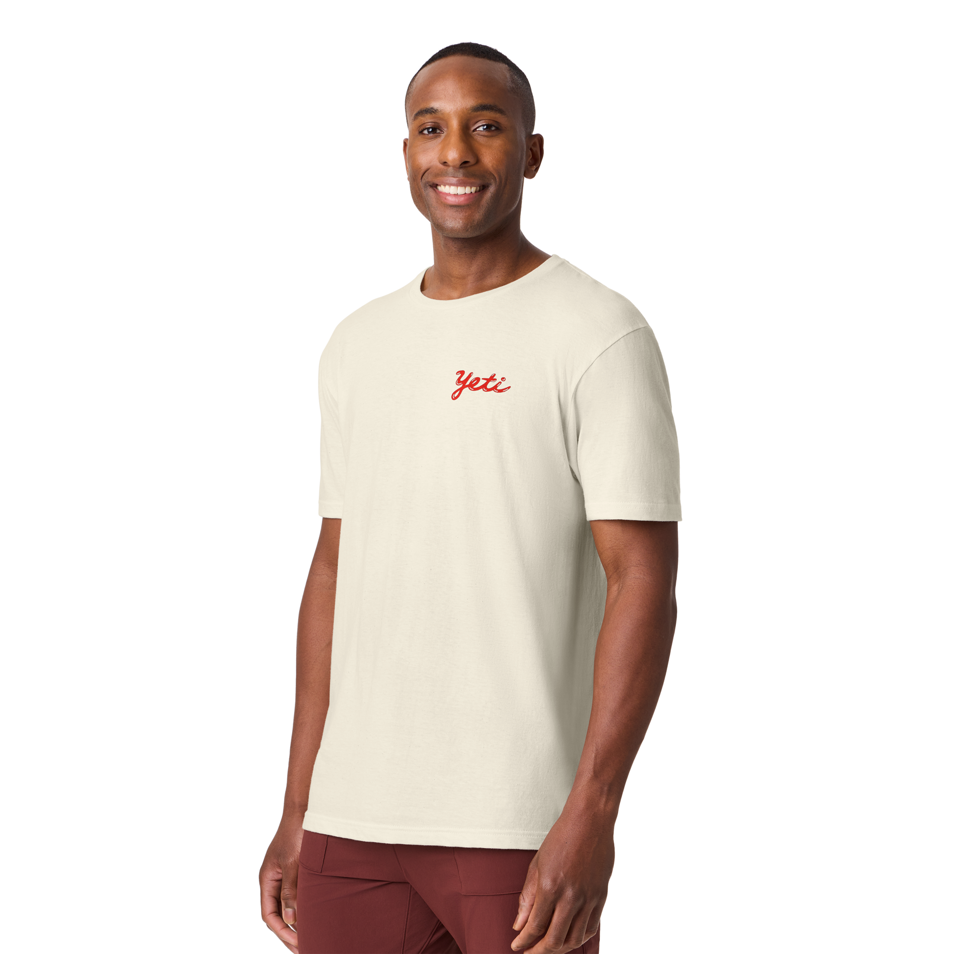 Short Sleeve T-Shirt, Natural, large