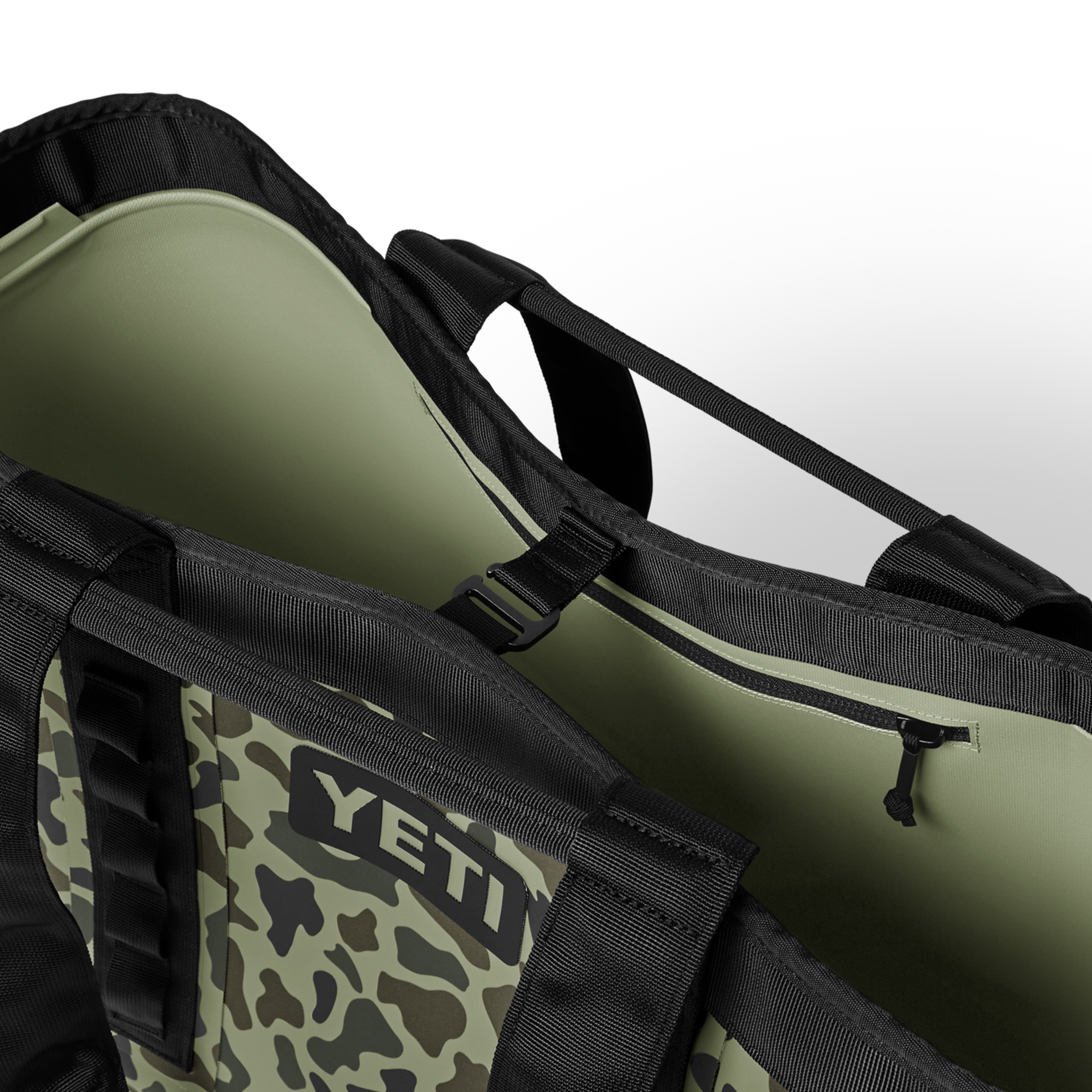 50 Carryall Tote Bag, Olive Camo, large