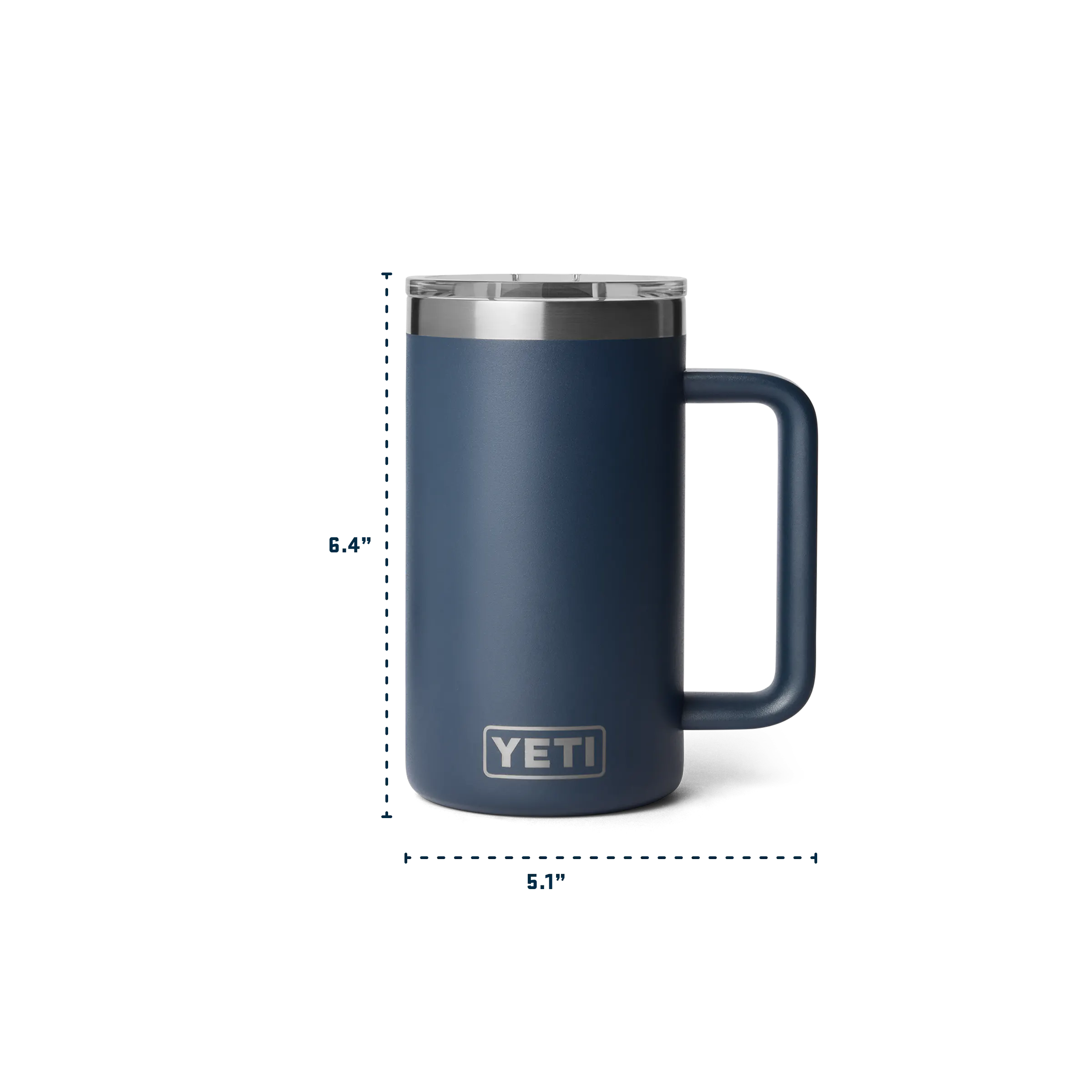 710 ml Ceramic Lined Mug: Large Coffee Cup | YETI