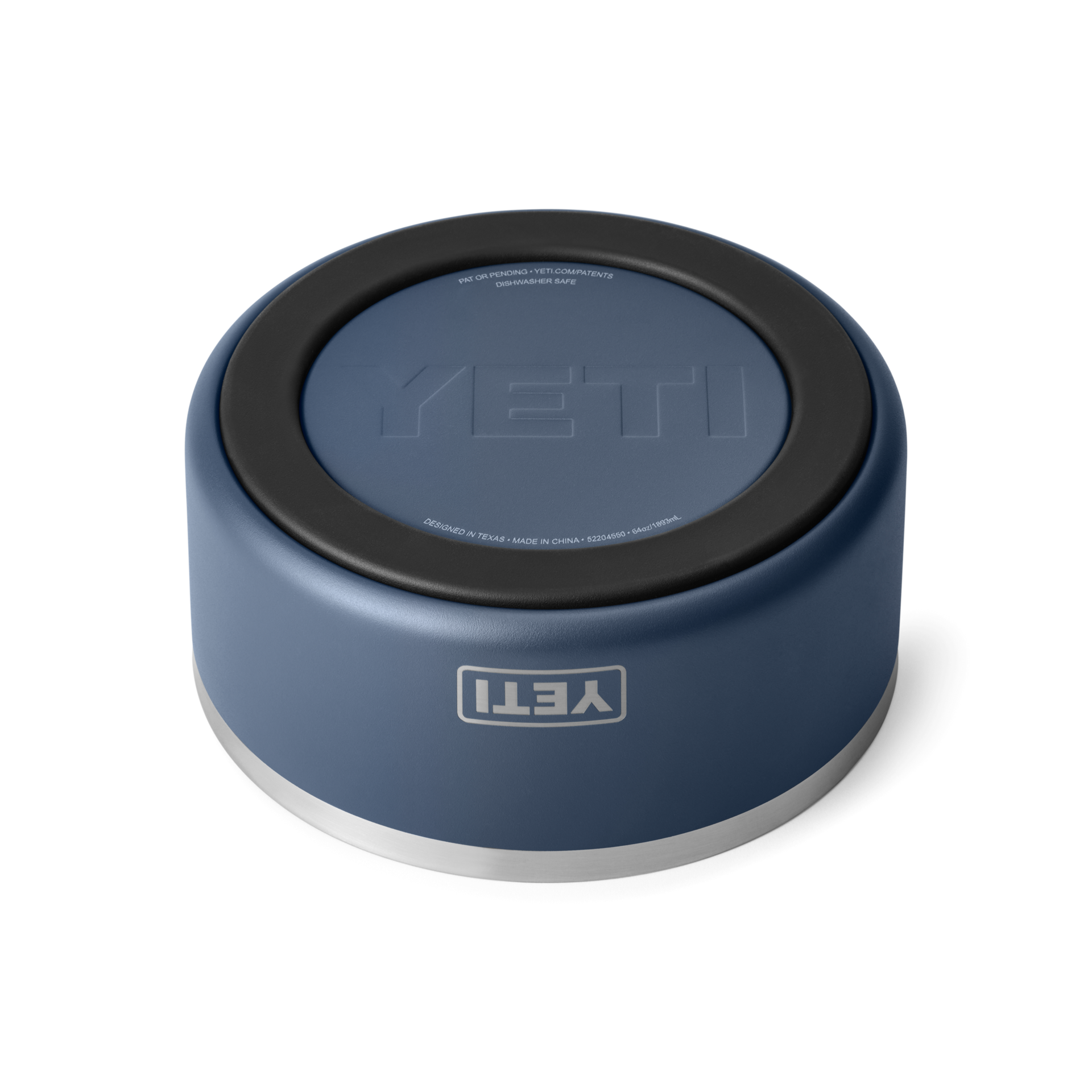 8 Dog Bowl, Navy, large