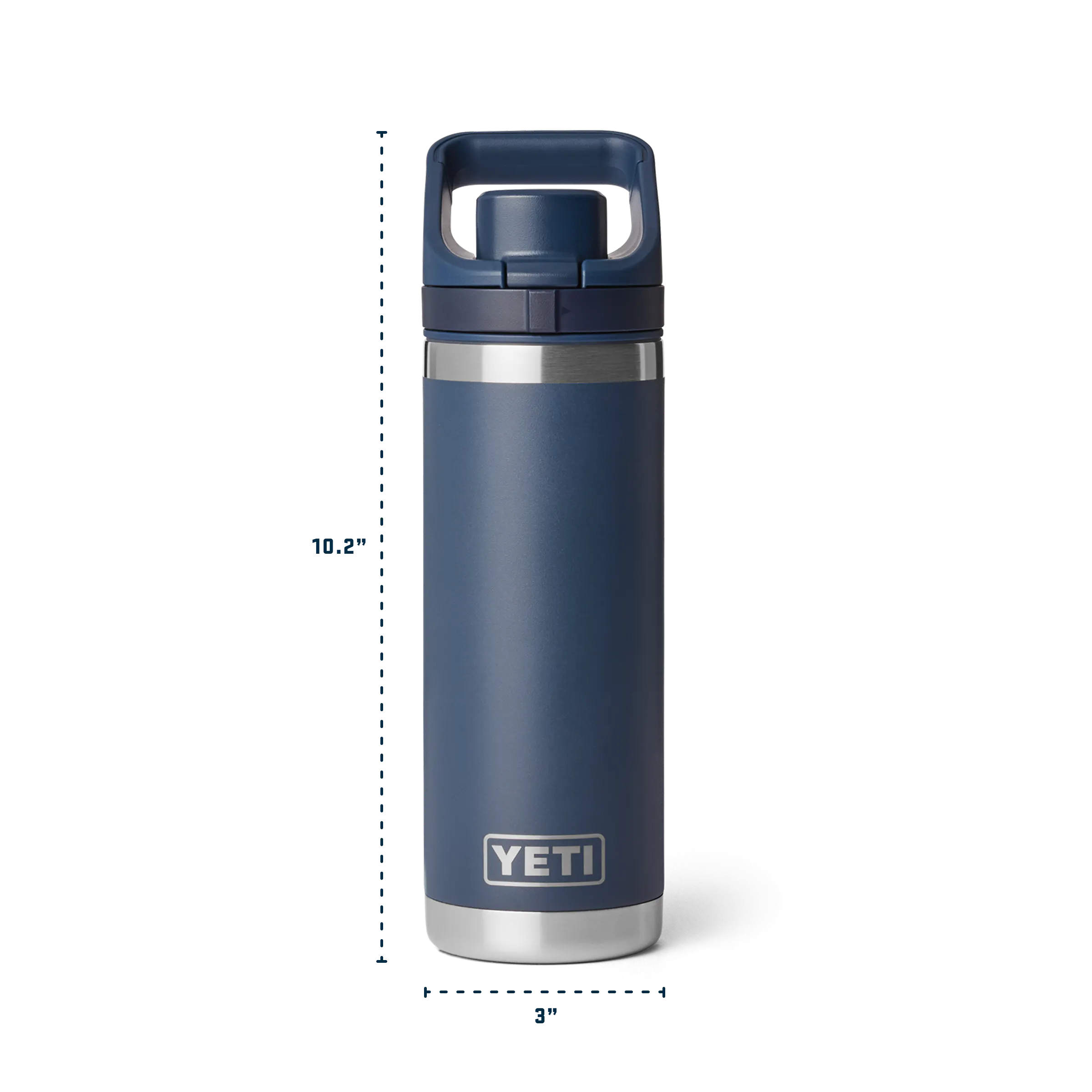 YETI Rambler 18 oz Insulated Water Bottle w/ Flip Chug Cap