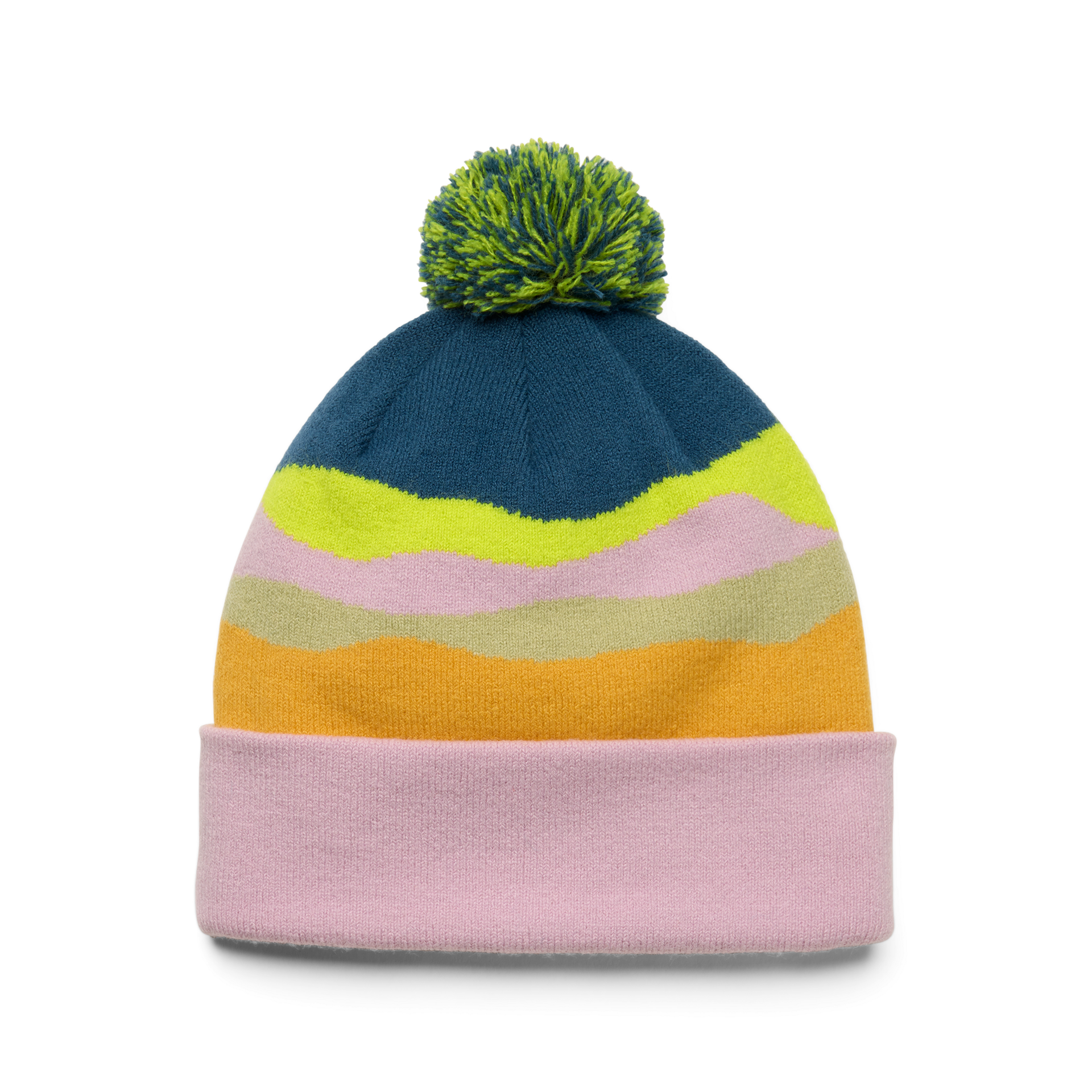 Kids' Beanie, Purple/Green, large