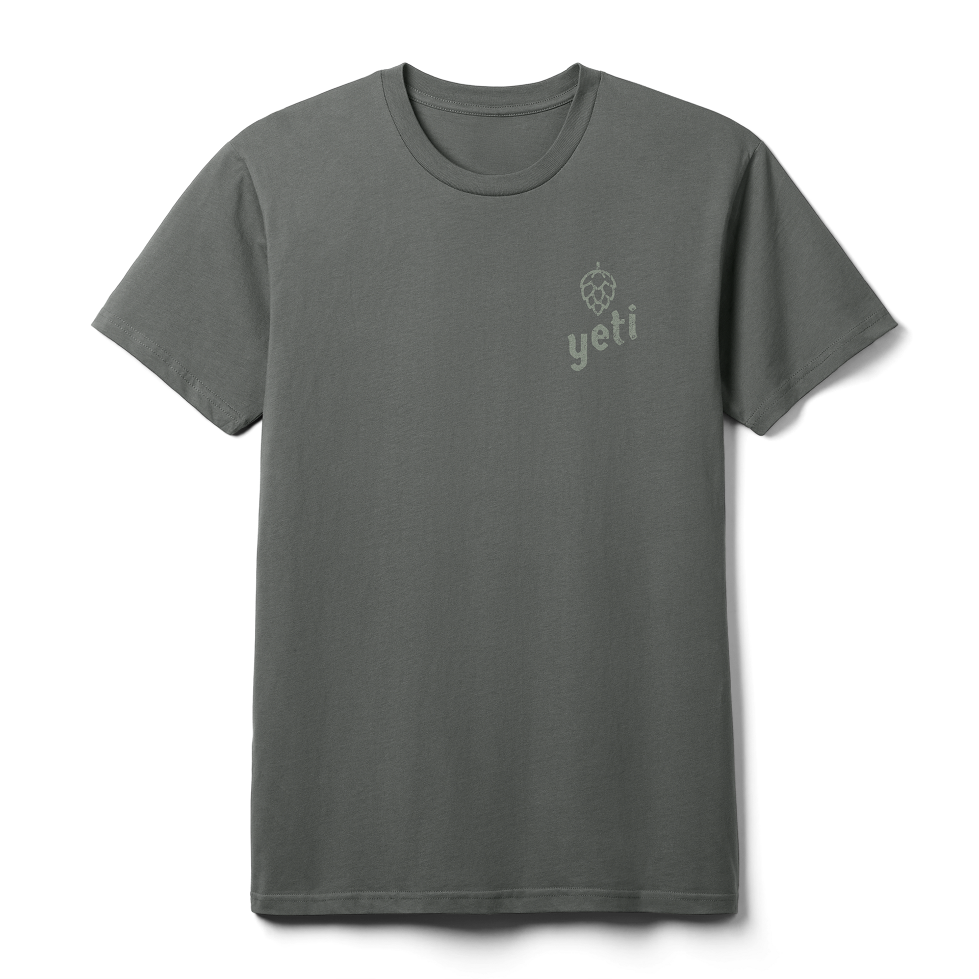 Short Sleeve T-Shirt, Charcoal, large