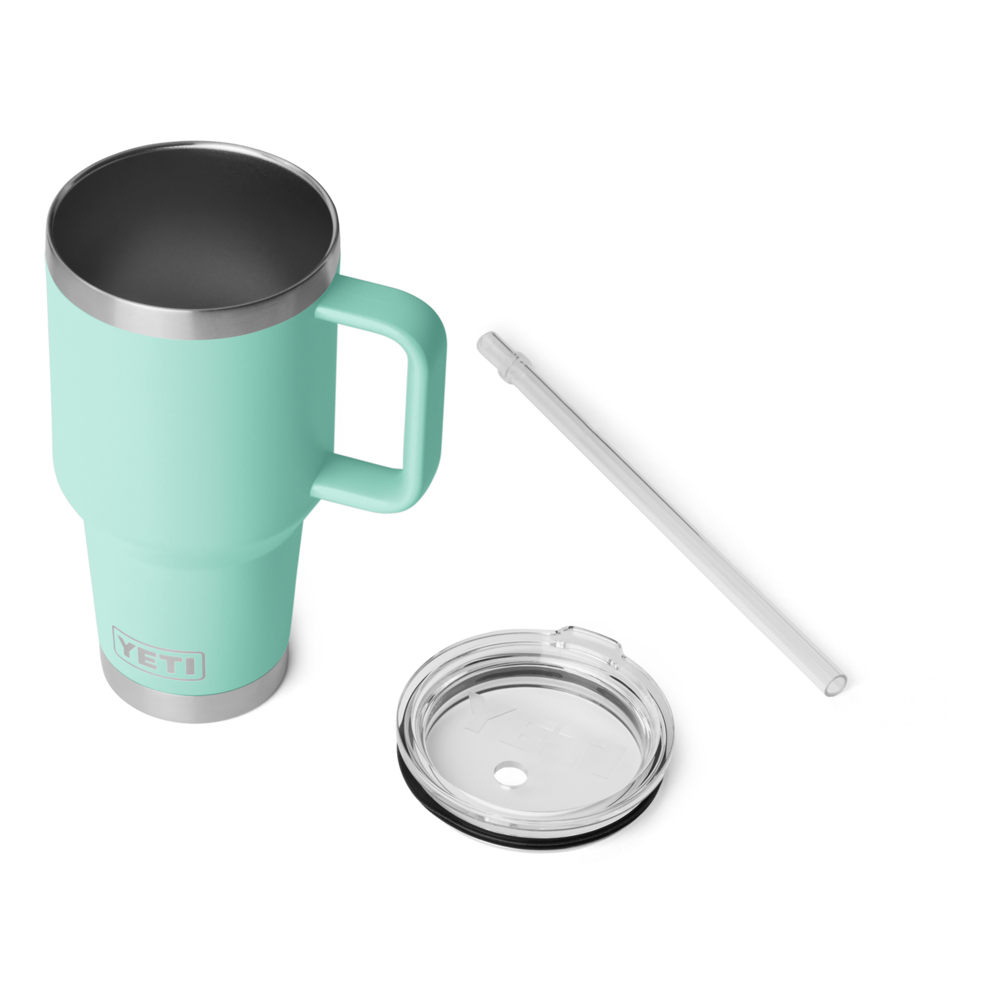 35 oz Straw Mug, Seafoam, large