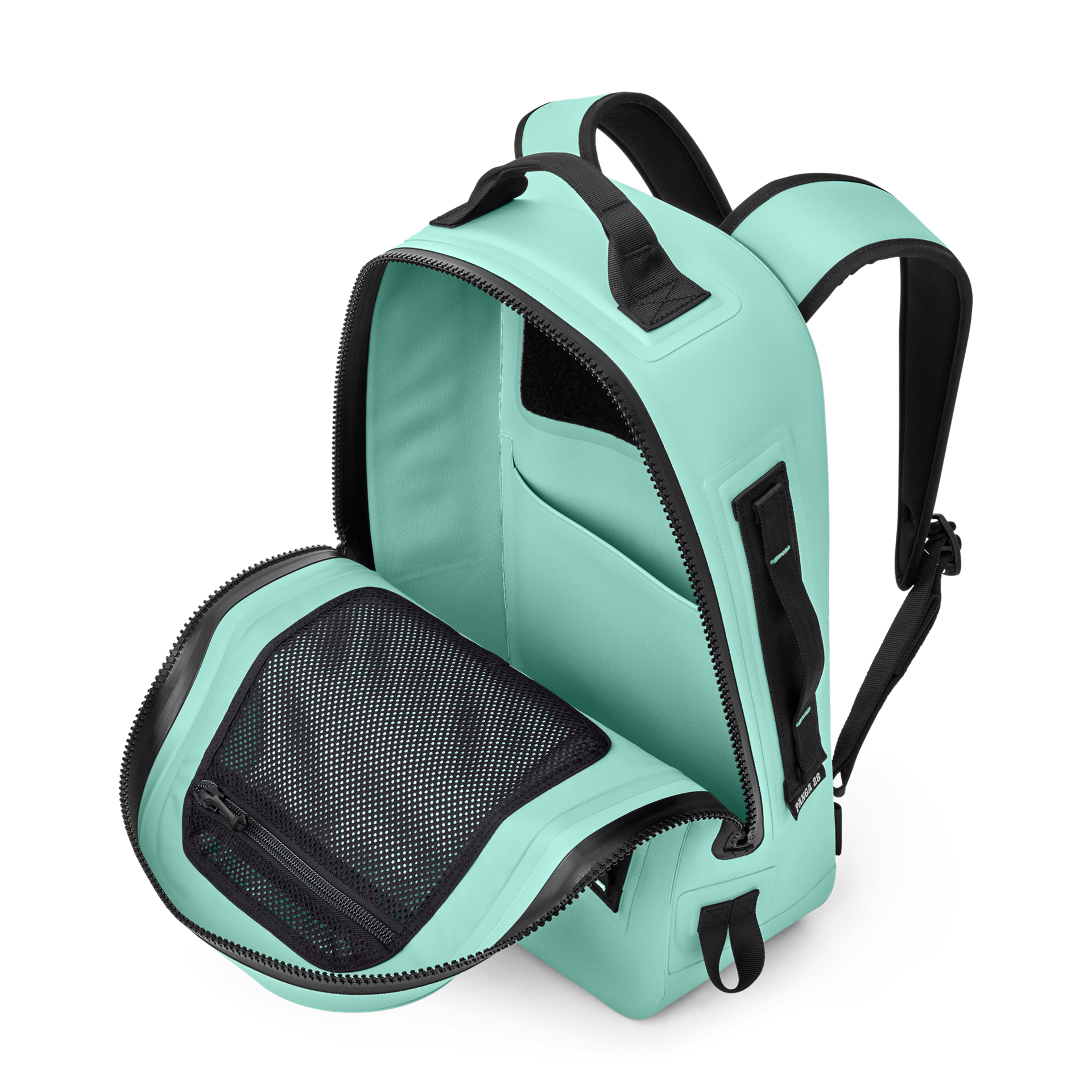 28L Waterproof Backpack, Seafoam, large