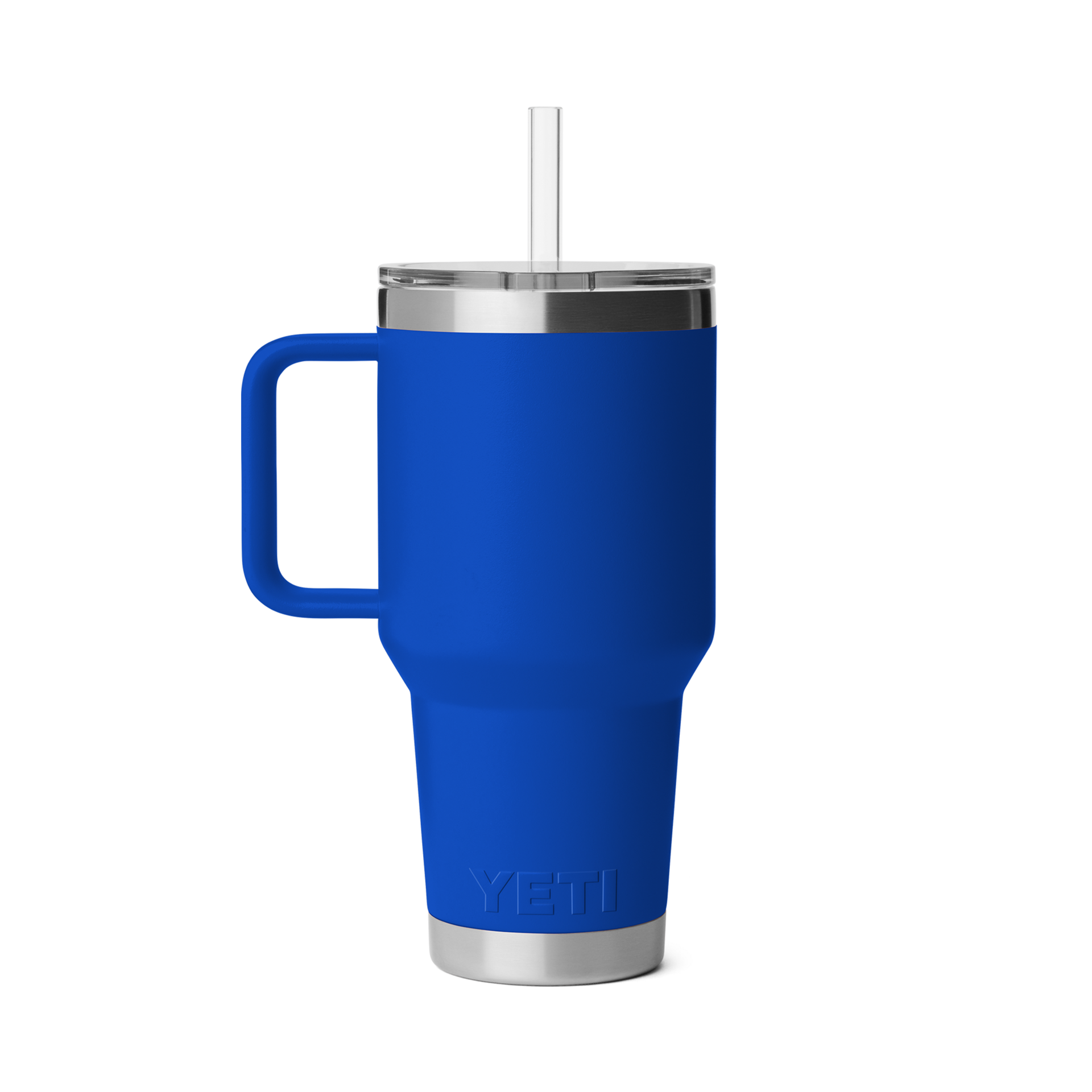 1 L Straw Mug, Royal Blue, large