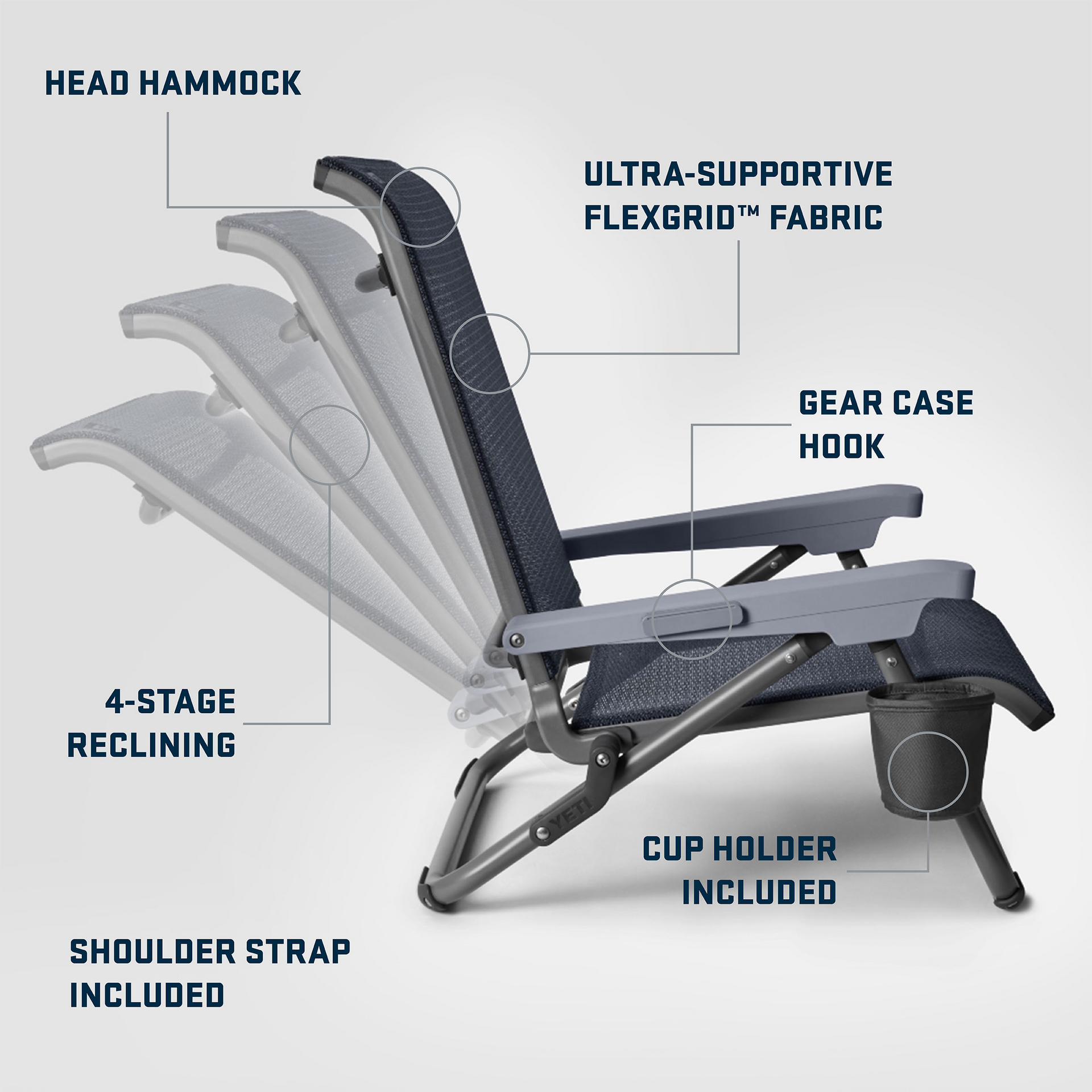 Silla de playa, Aguamarina, large