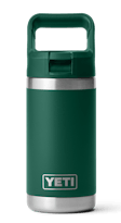 Jr. 12 oz Kids Water Bottle, Black Forest Green, card
