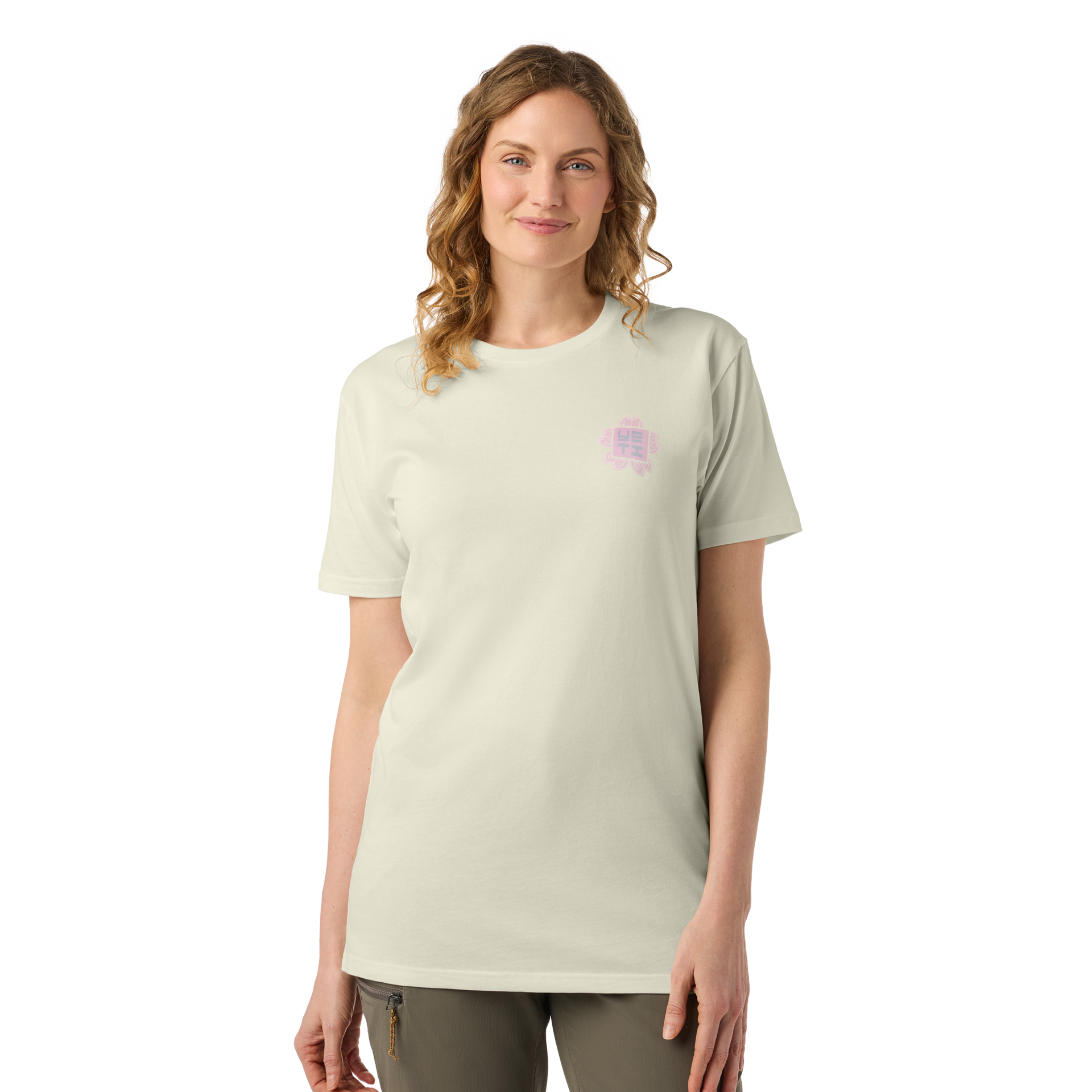 Camiseta de manga corta, Natural, large