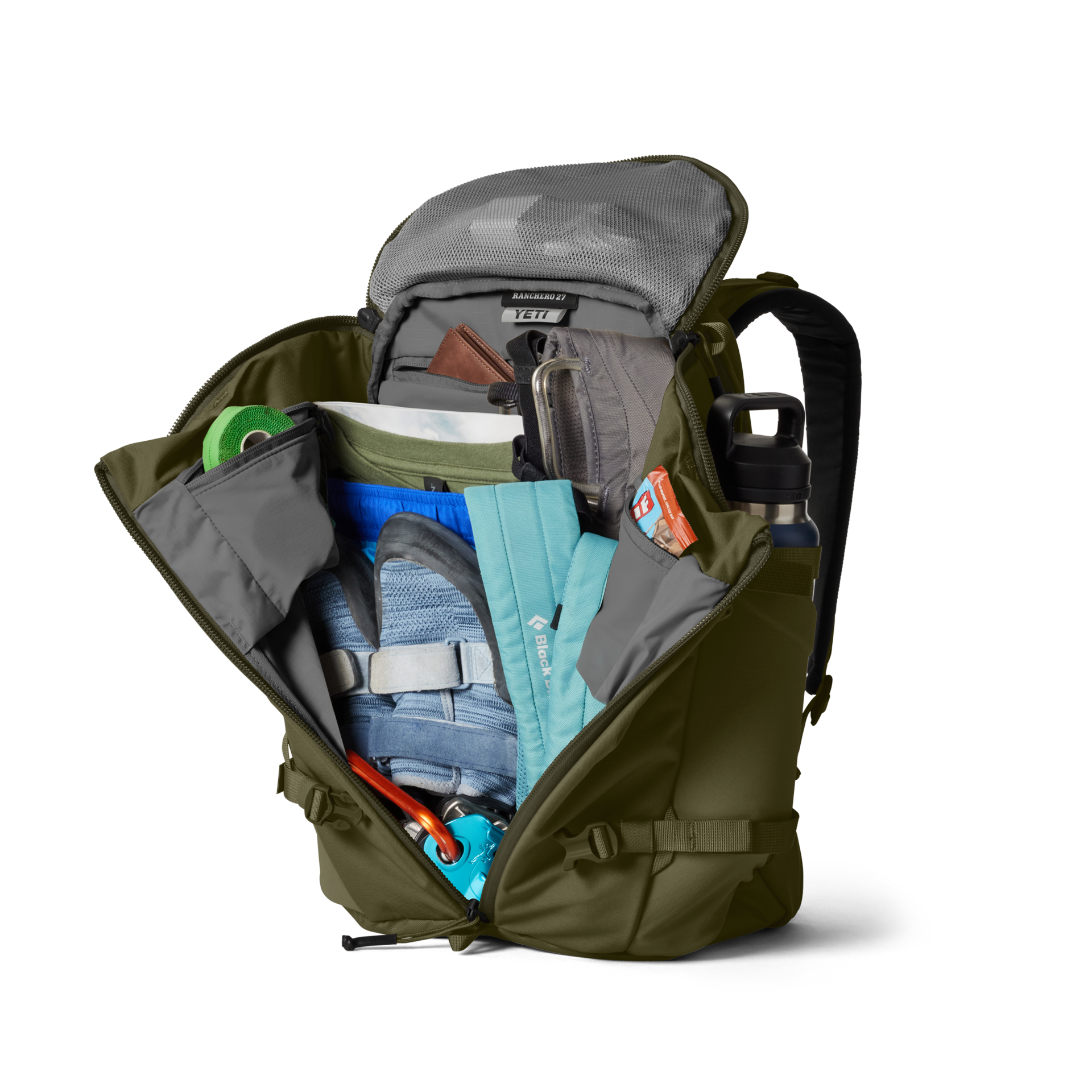 Mochila de uso diario 27L, Oliva, large