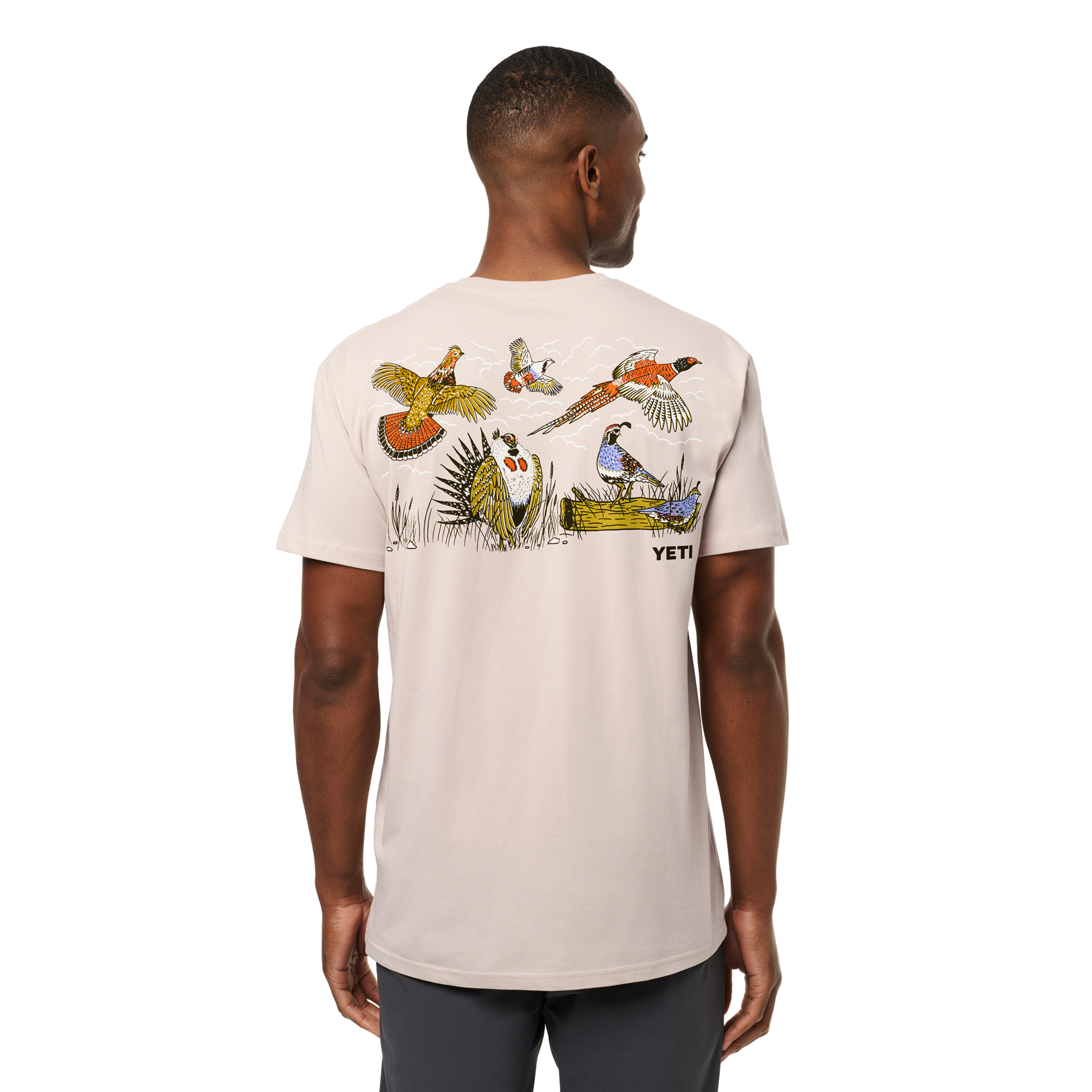 Short Sleeve T-Shirt, Bone, large