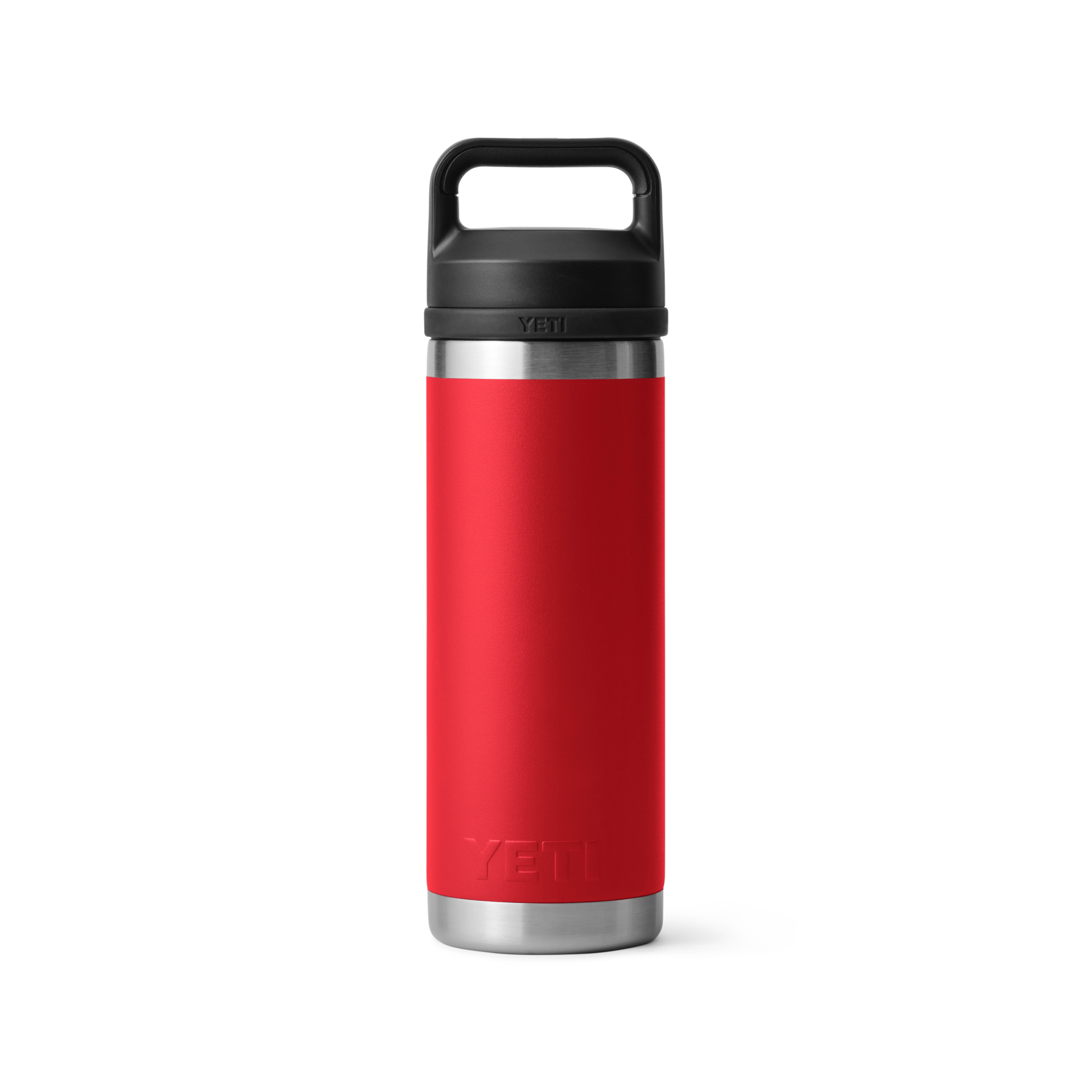18 oz Water Bottle, Rescue Red, large