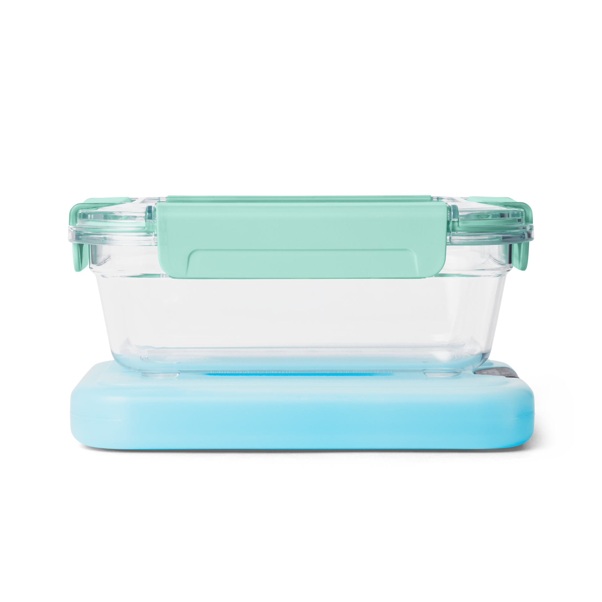 Contenants Alimentaires Moyen, Turquoise &Eacute;cume de mer, large