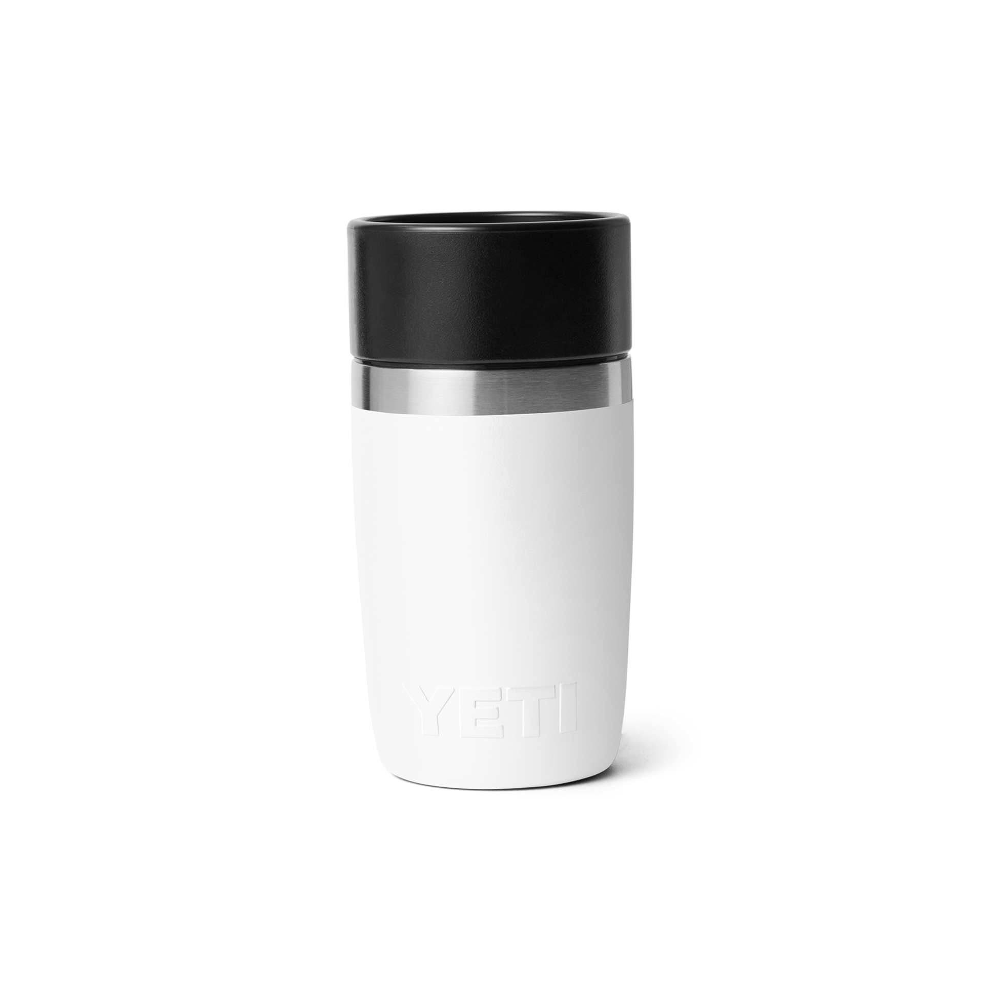 8 oz Travel Bottle, White, large