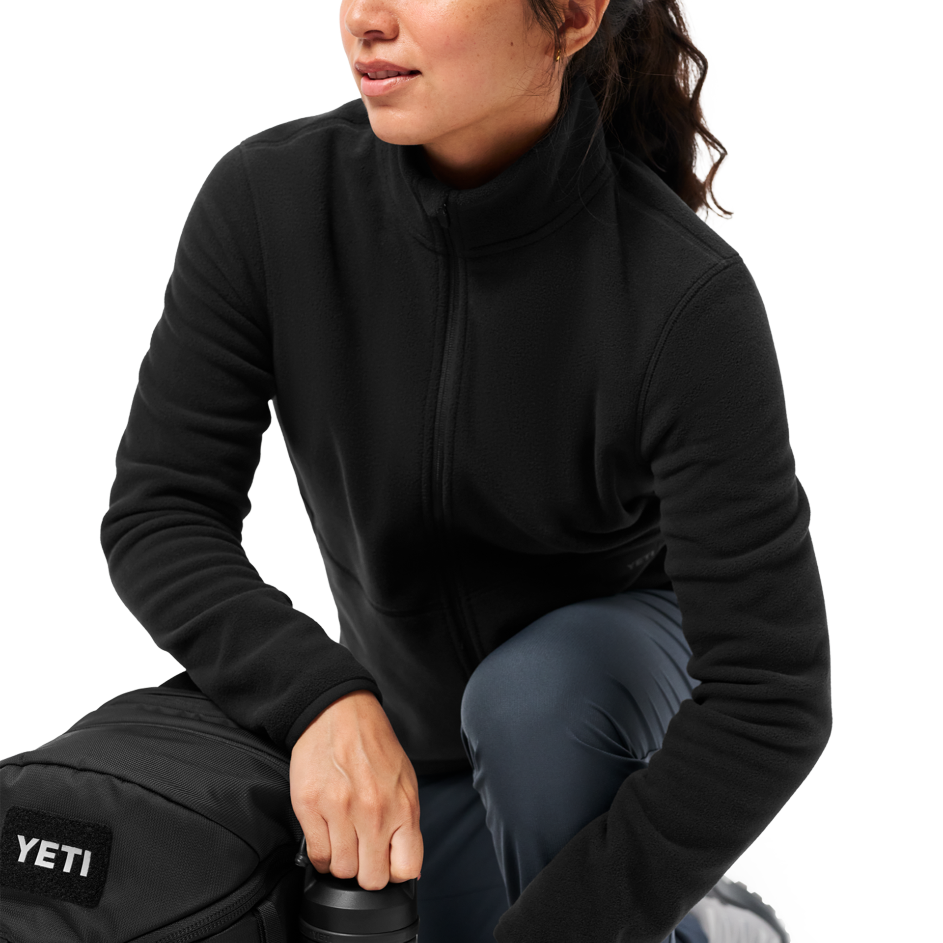 Women&rsquo;s Fleece 260 Full-Zip, Black, large