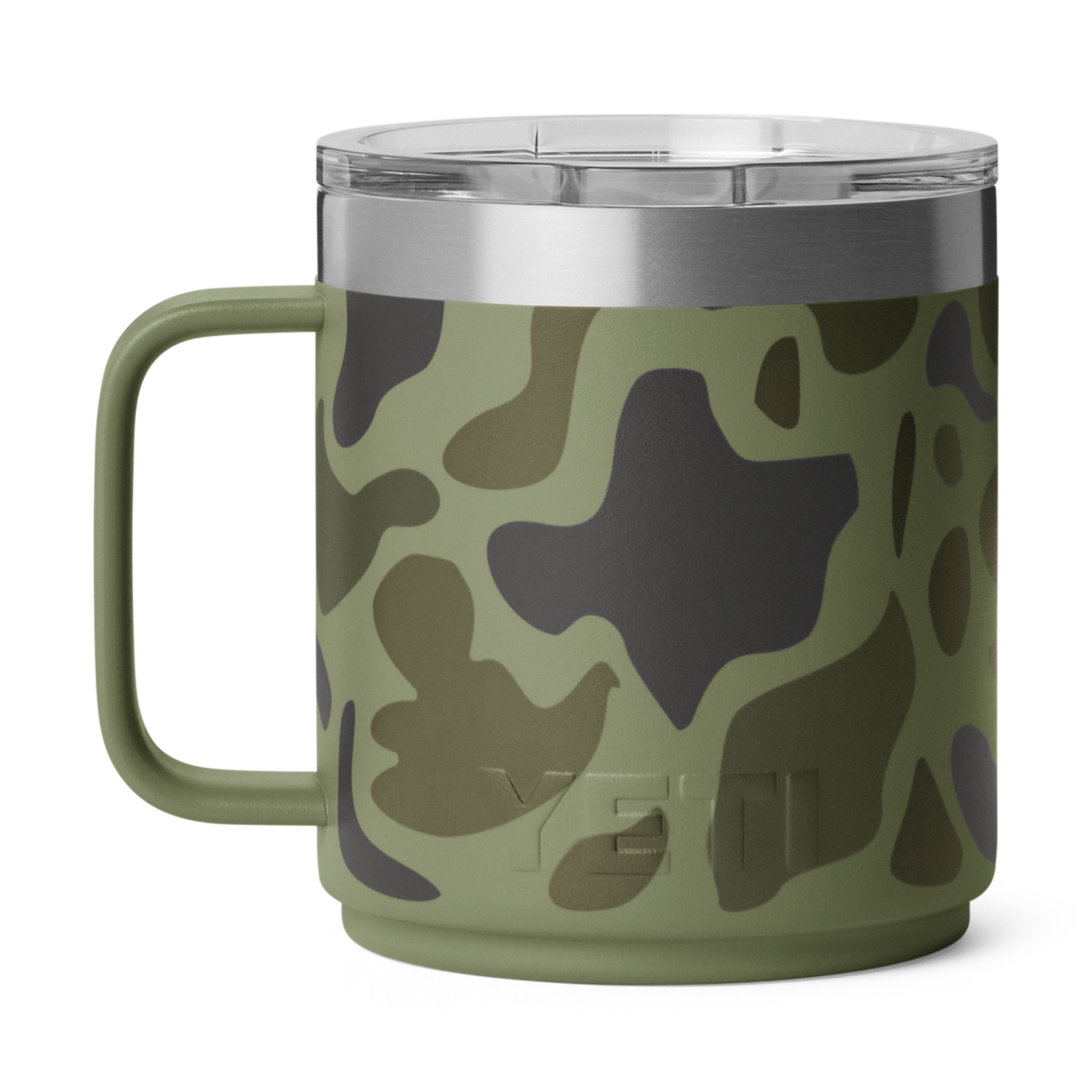 295 ml Stackable Mug, Olive Camo, large