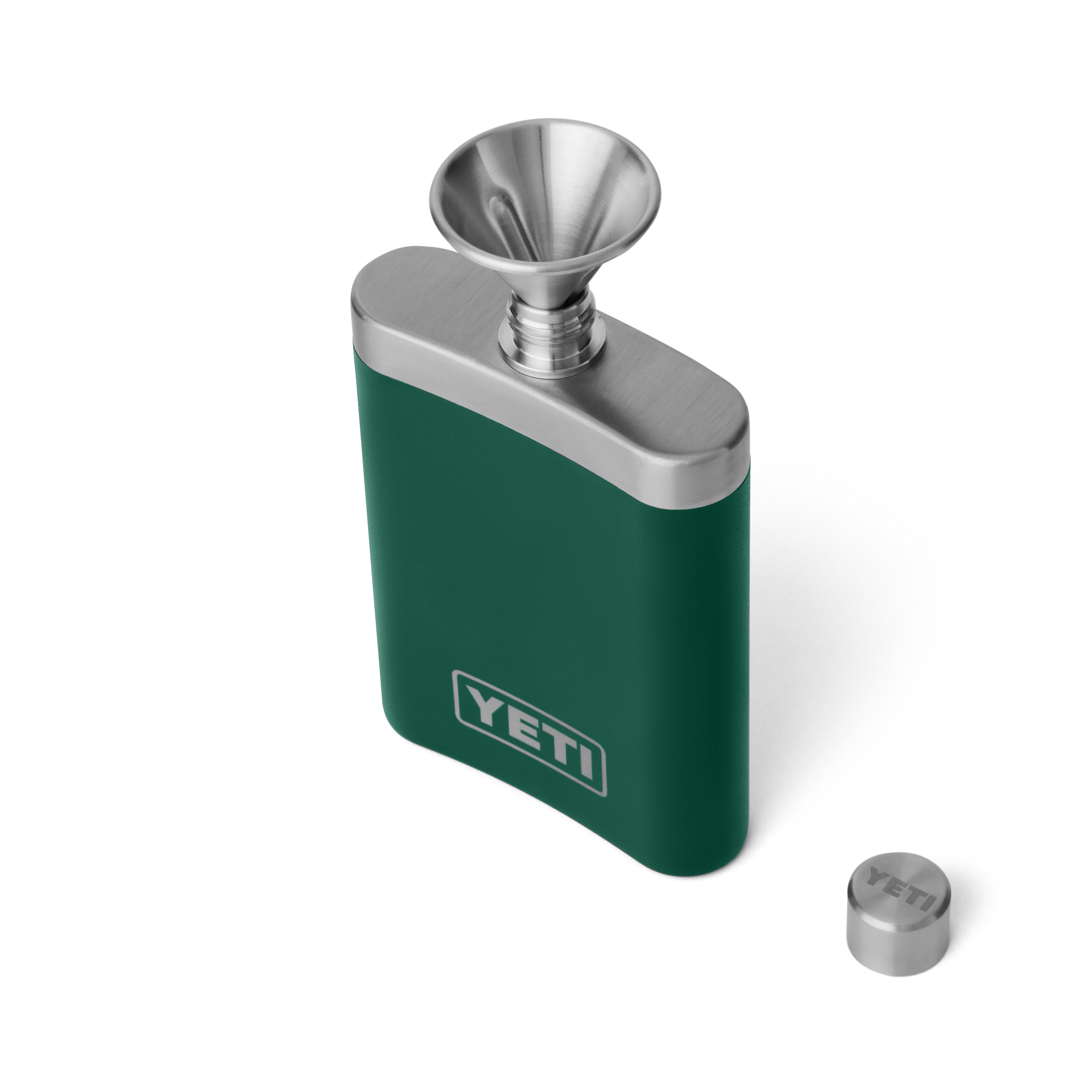 Flask, Black Forest Green, card