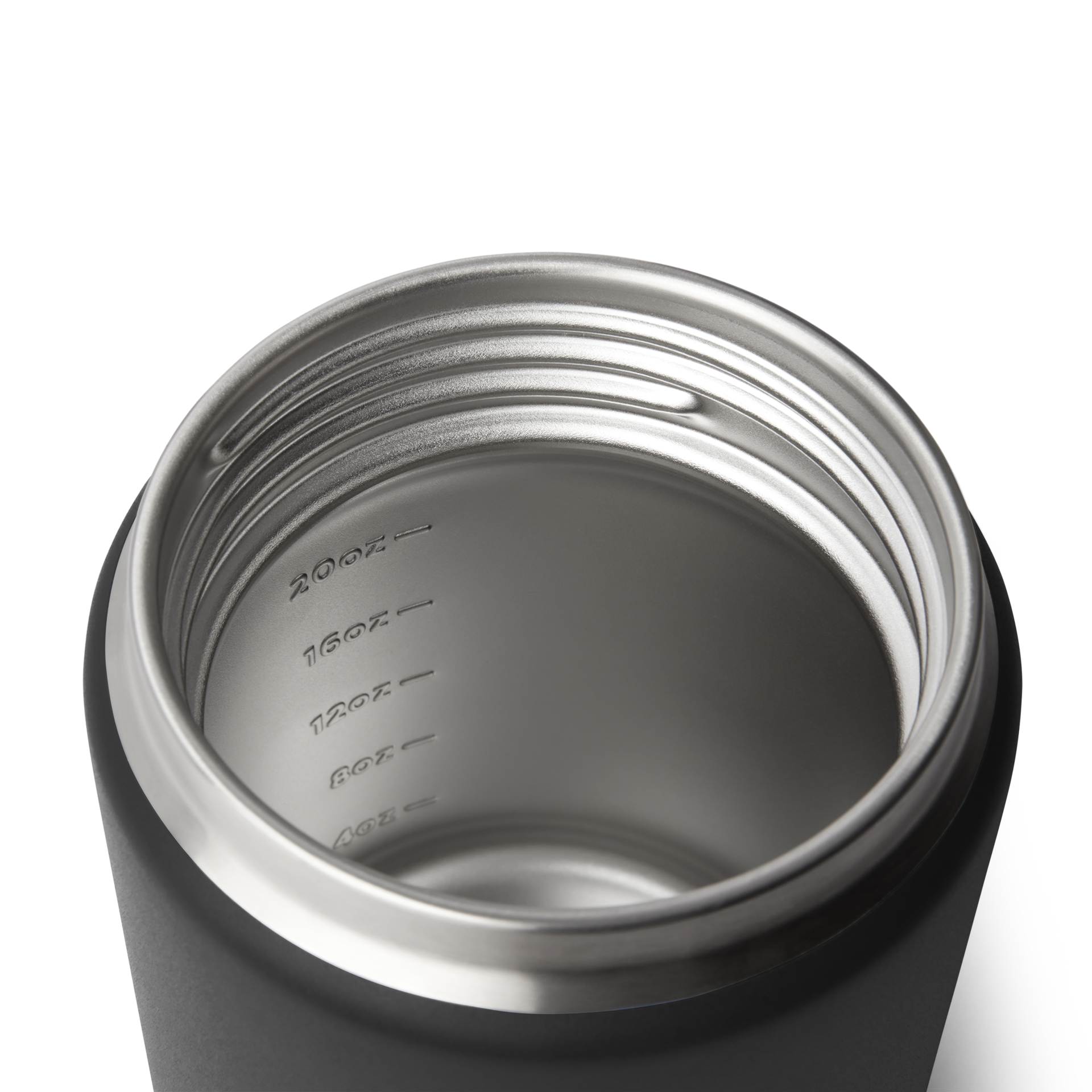 Tarro de Comida de 24 oz, Negro, large