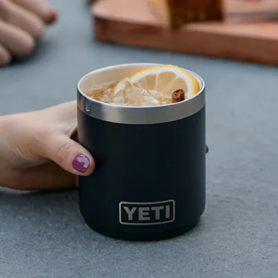 YETI 10 oz Stackable Lowball w/ DuraSip™ Ceramic Lining YETI 10 oz Stackable Lowball w/ DuraSip™ Ceramic Lining