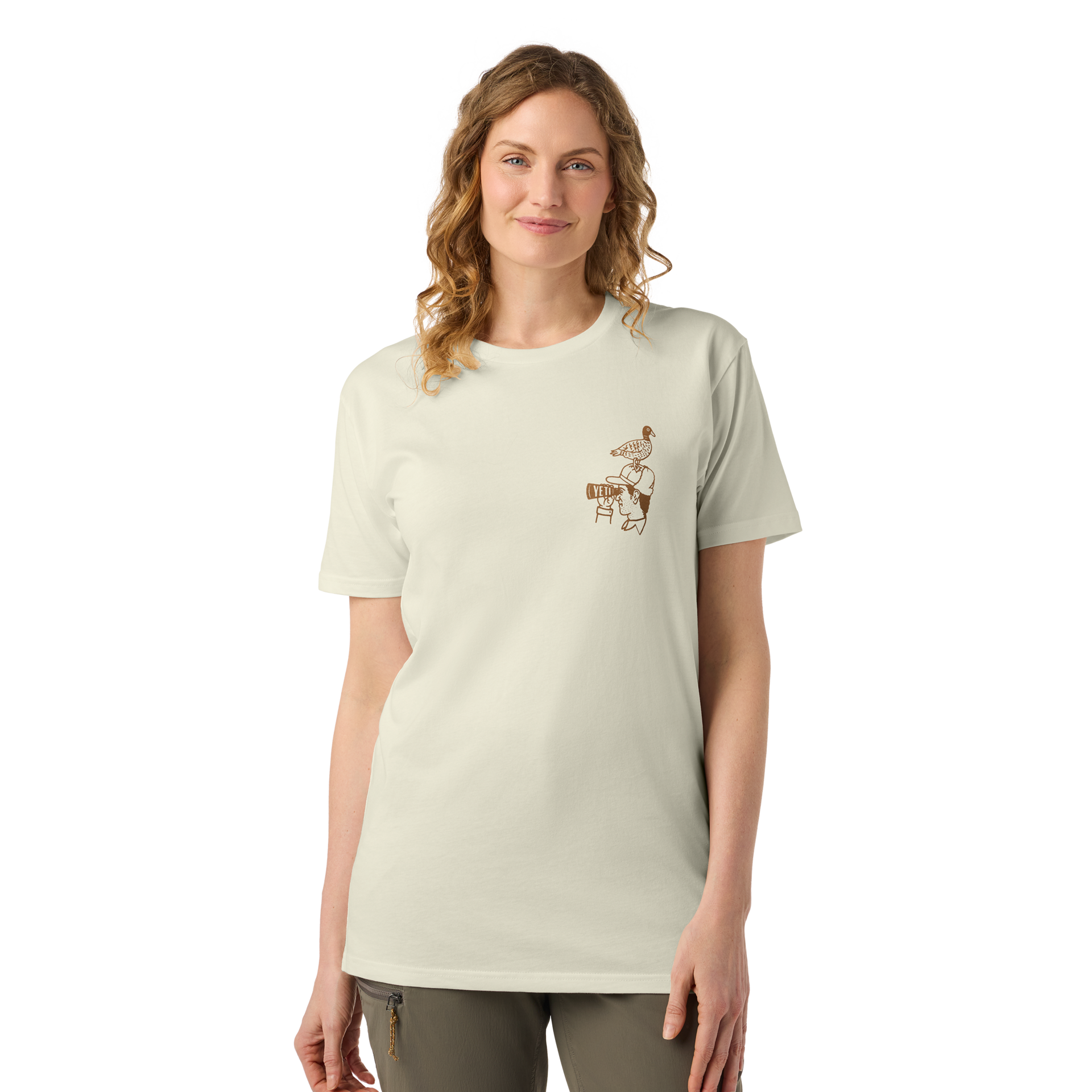 Short Sleeve T-Shirt, Natural, large