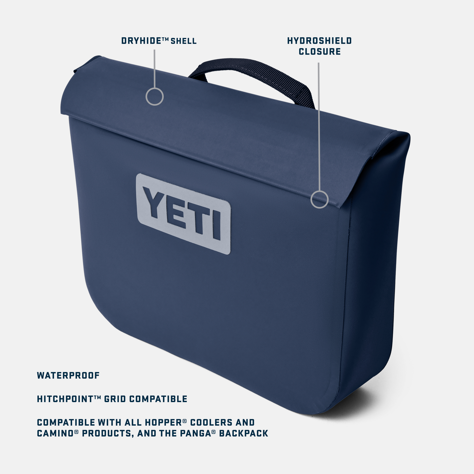 6L Waterproof Gear Case, Classic Navy, large