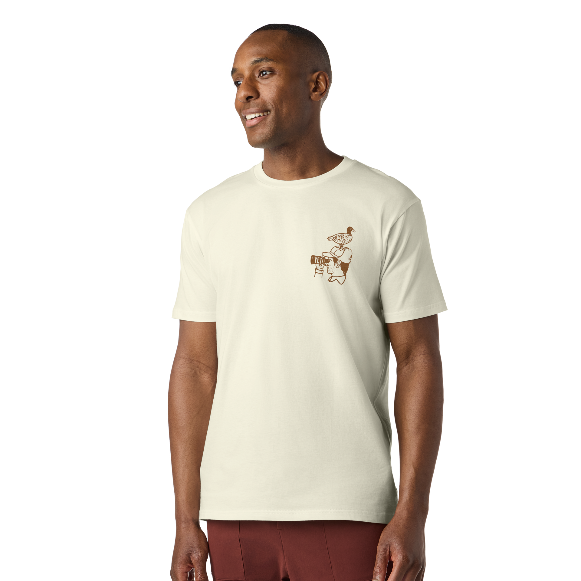 Short Sleeve T-Shirt, Natural, large