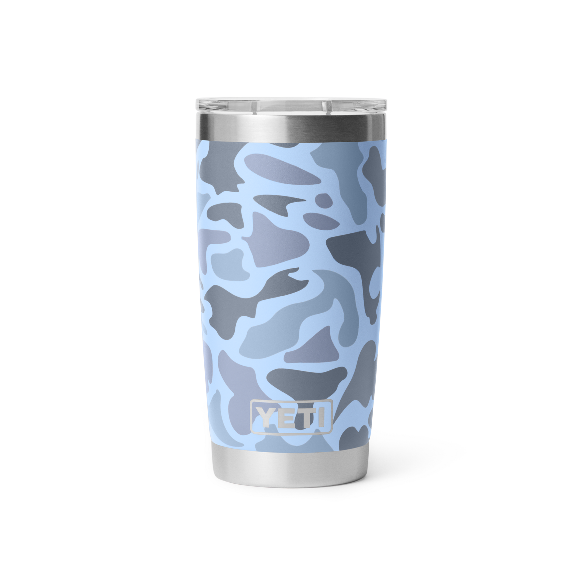 20 oz Tumbler, Blue Camo, large