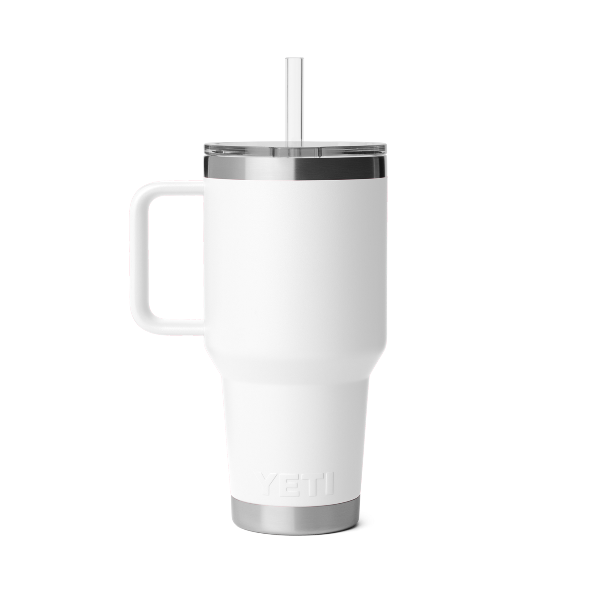 Vaso con sorbete de 35 oz (1 L), Blanco, large