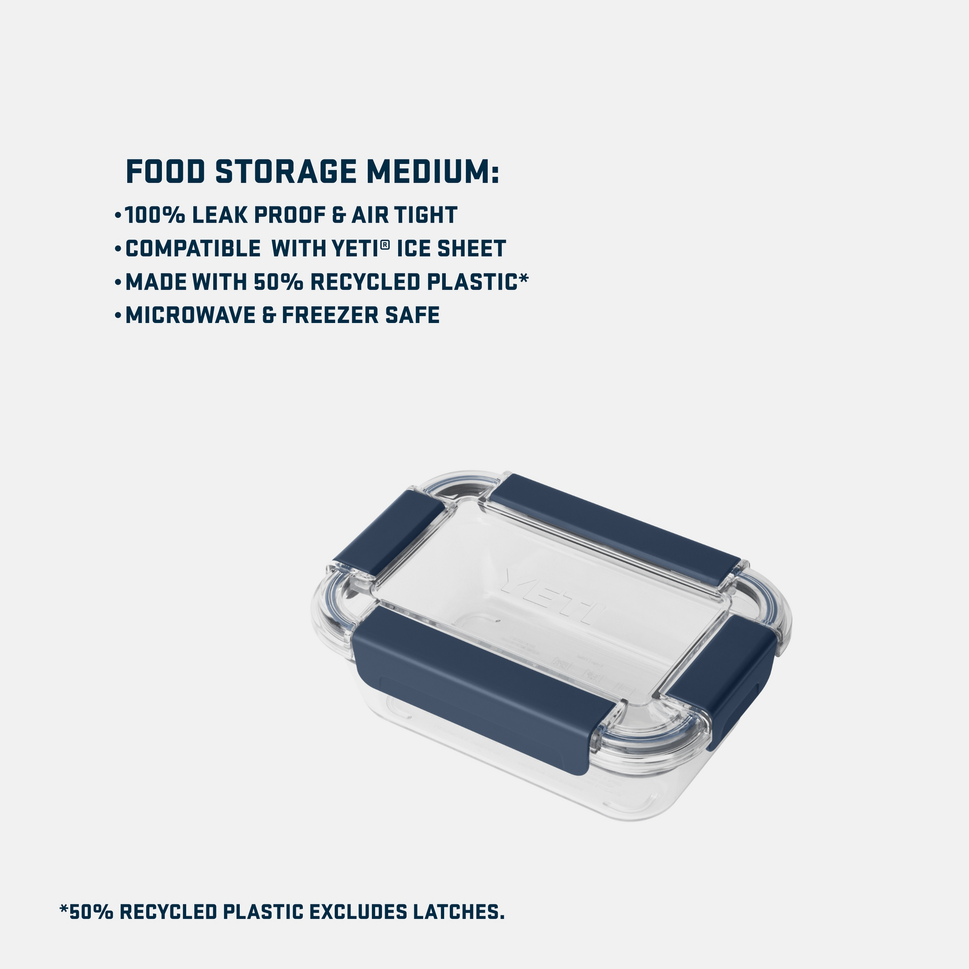 Food Storage Medium, Clear, large