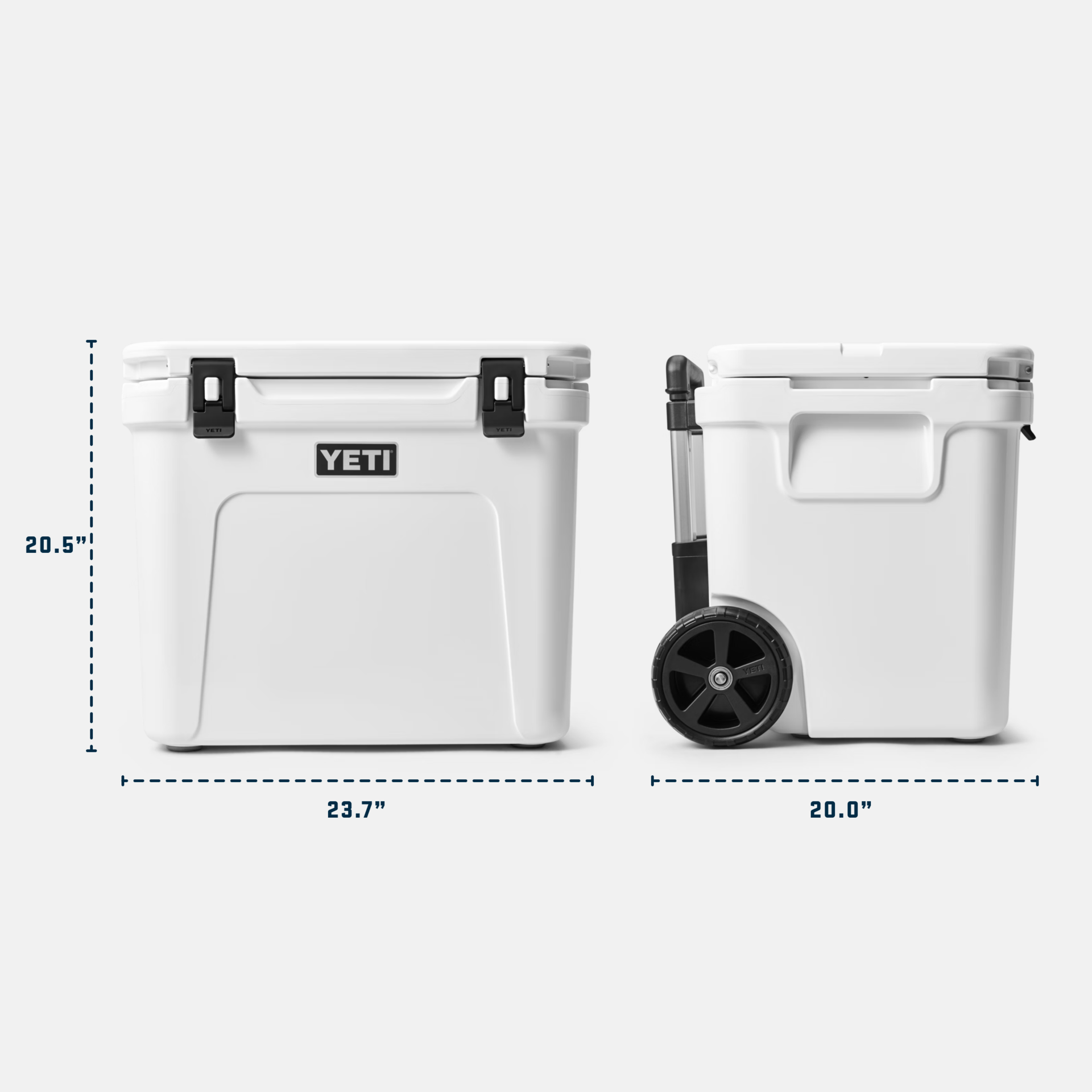 60 Wheeled Cooler, White, large