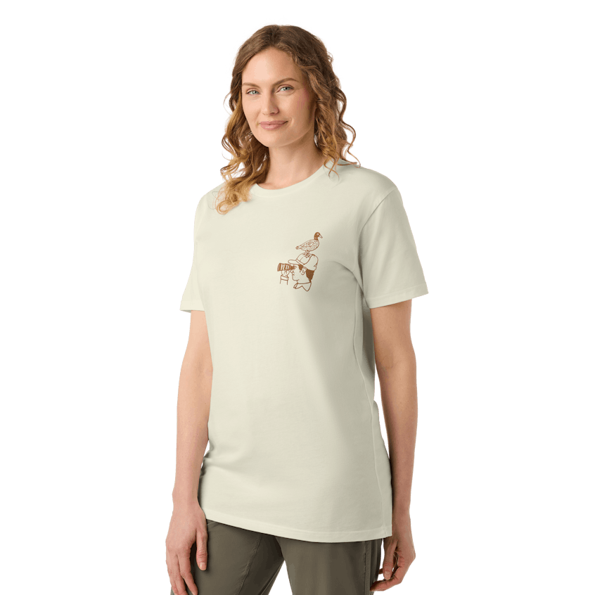 Short Sleeve T-Shirt, Natural, large