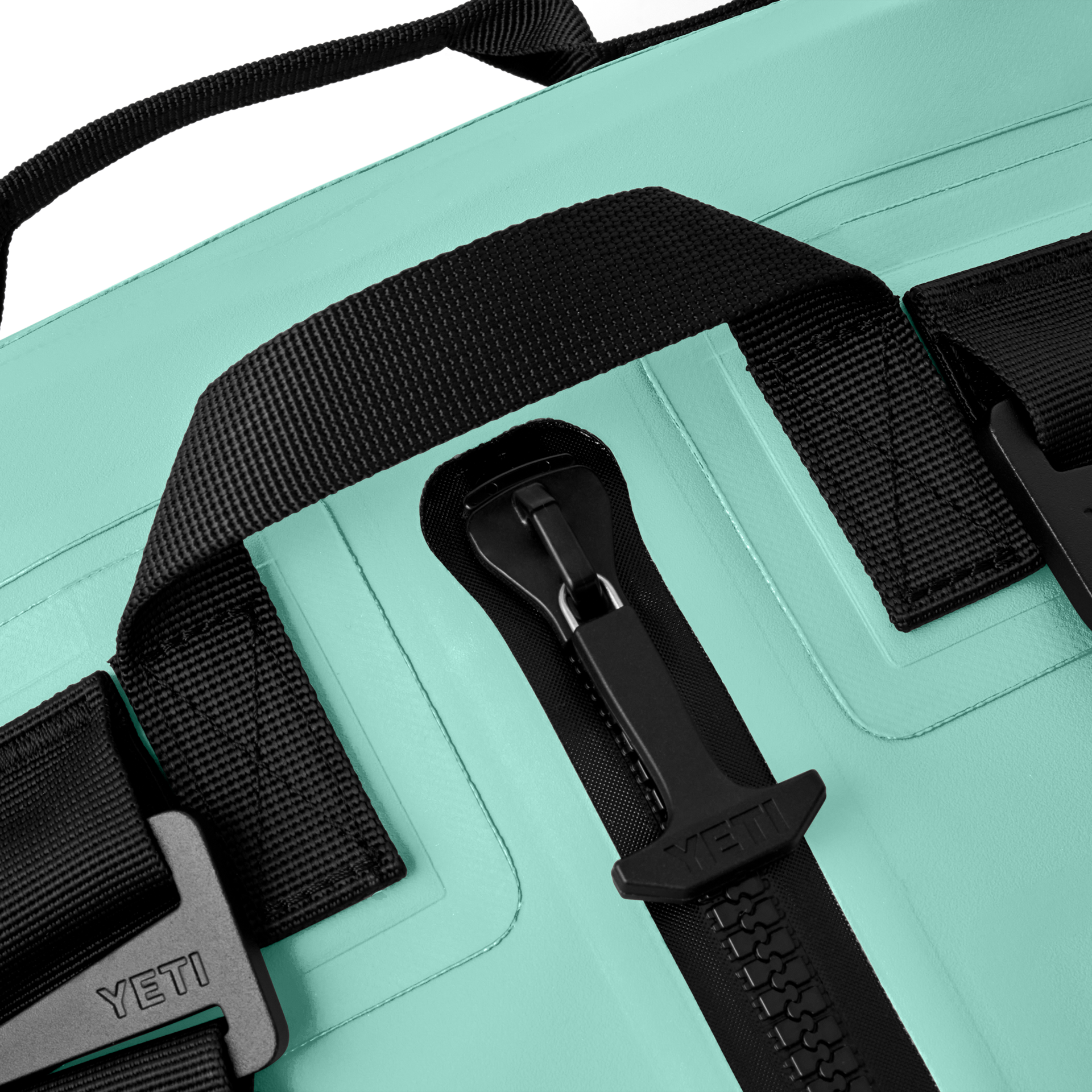 50L Waterproof Duffel, Seafoam, large