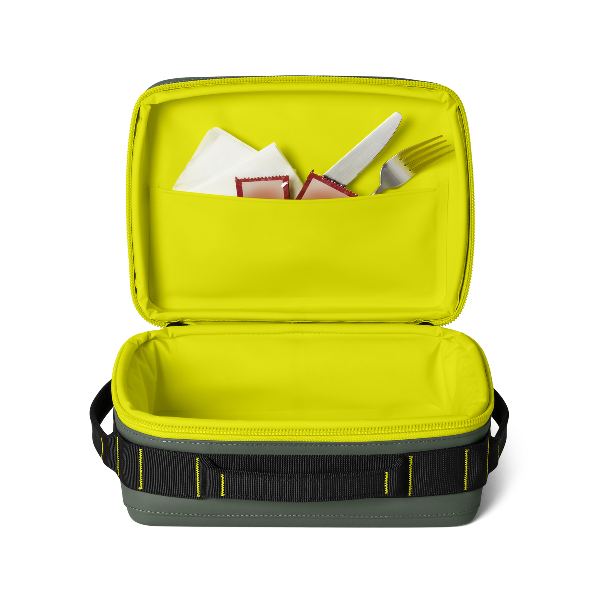 5L Lunch Box, Camp Green/Firefly Yellow, large