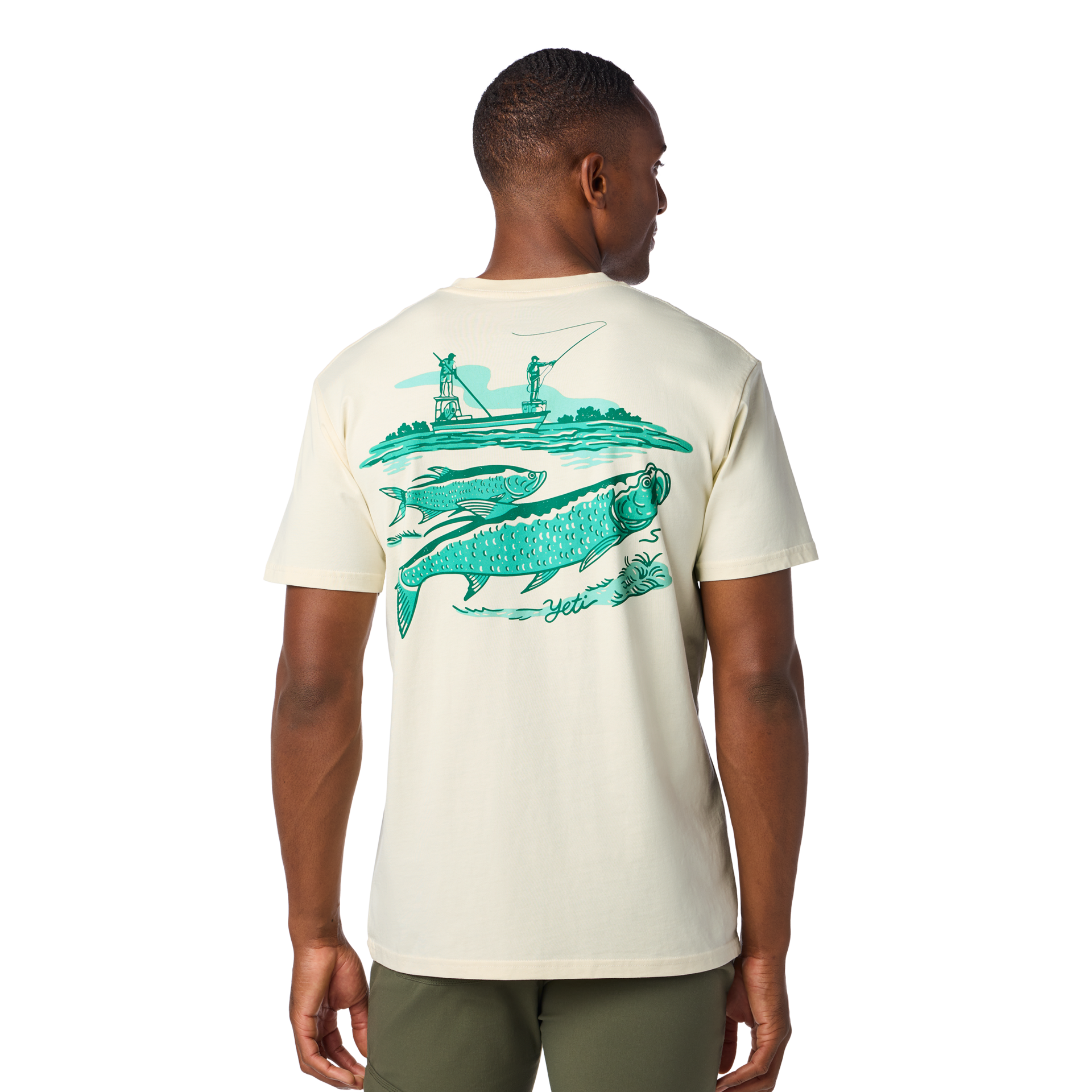 Short Sleeve T-Shirt, Ecru, large